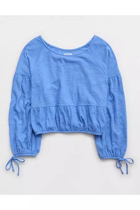 Aerie Endless Summer Cropped Sweatshirt Women's Product Image