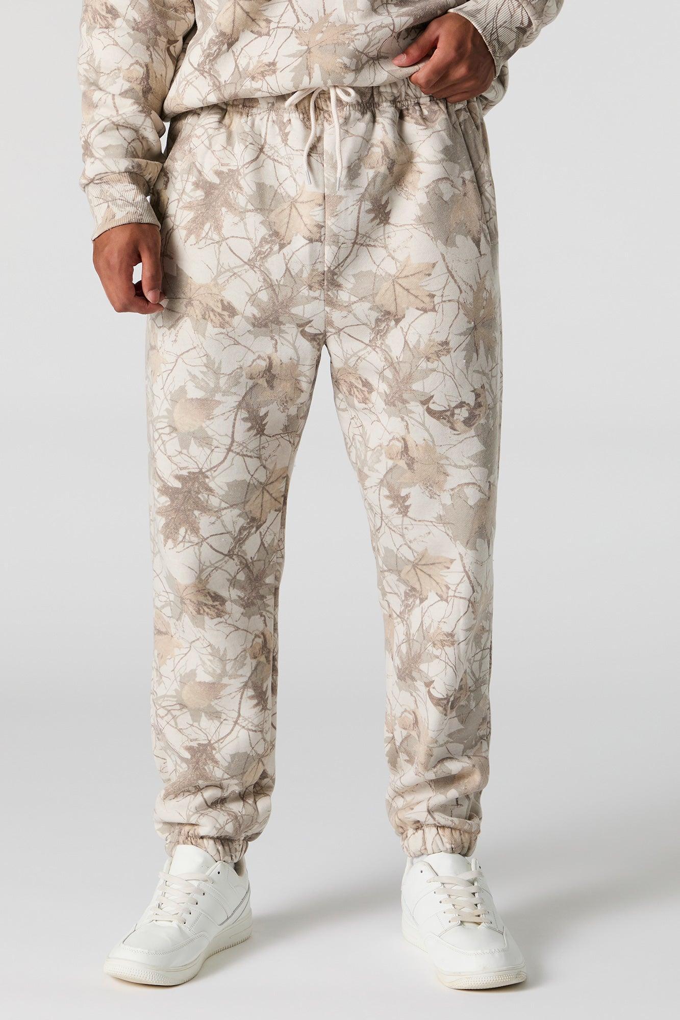 Solid Fleece Drawstring Jogger Male Product Image