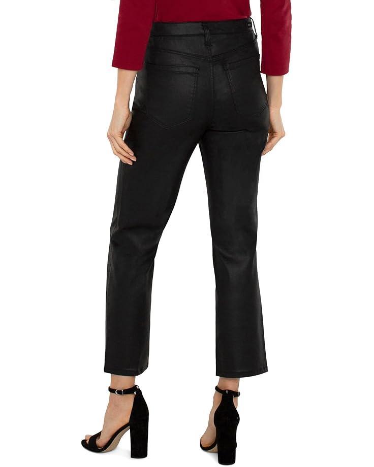 Stride Wide Leg Hi-Rise Super Black Crosshatch Denim in Rockville Product Image