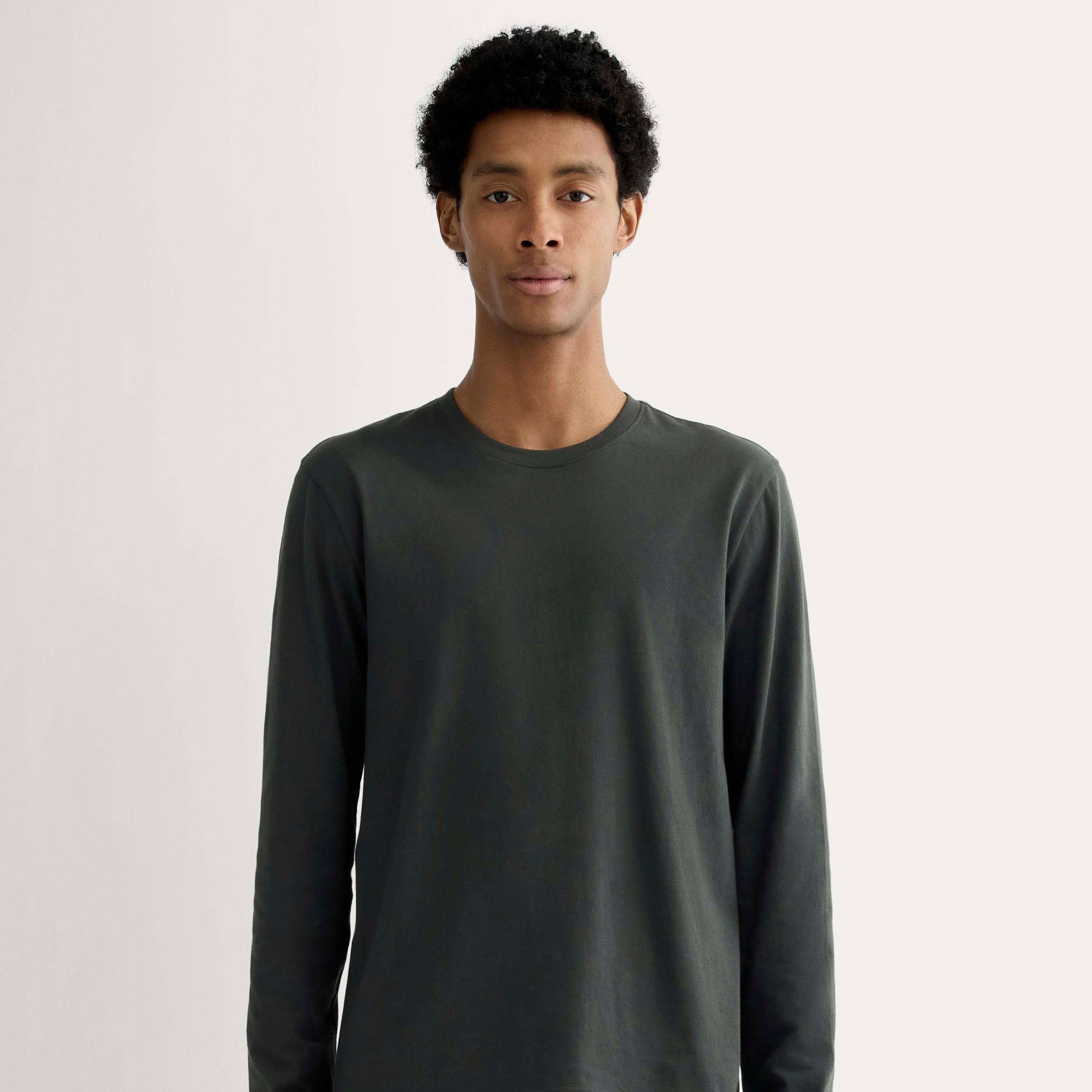 Mens Essential Organic Long-Sleeve T-Shirt by Everlane Product Image
