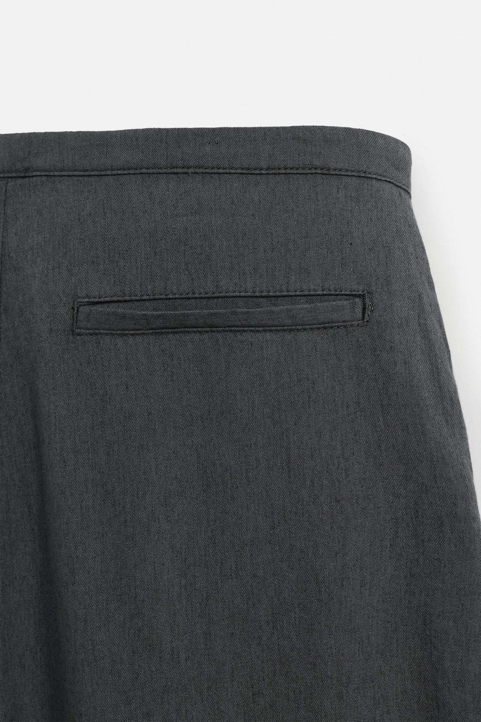 COTTON LINEN PANTS Product Image