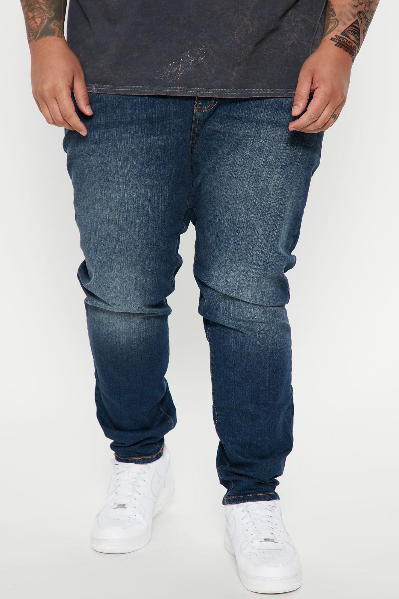 Mike Straight Taper Jeans - Dark Wash Product Image