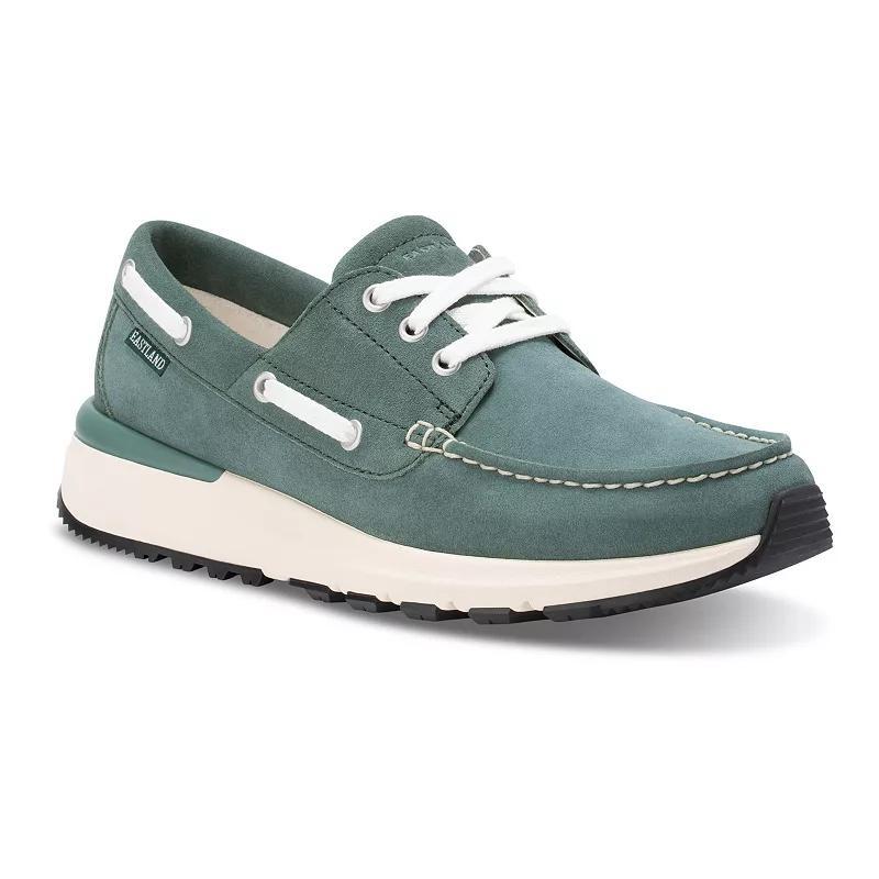Eastland Leap Trainer Men's Leather Boat Shoes, Size: 8.5, Green Product Image