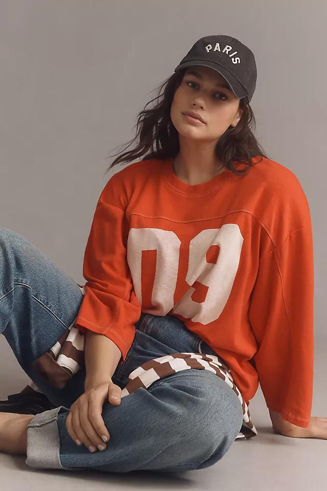 Pilcro 3/4 Sleeve Varsity Tee Product Image