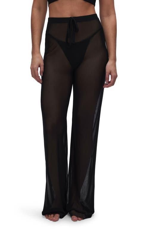 Womens Mesh Wide Pants | | Good American by Khlo Kardashian Product Image