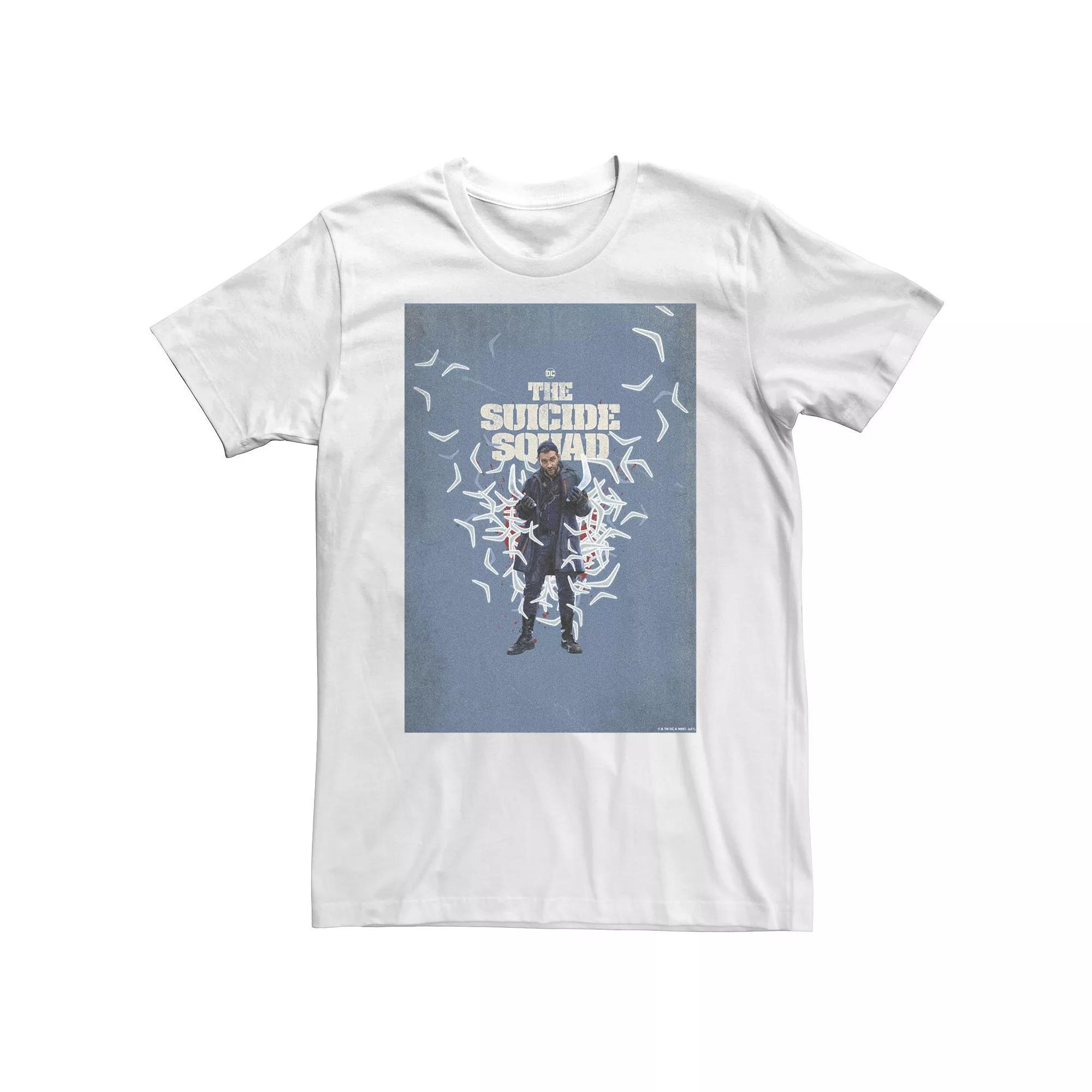 Big & Tall DC Comics The Suicide Squad Captain Boomerang Poster Tee, Men's, Size: 3XL Tall, White Product Image