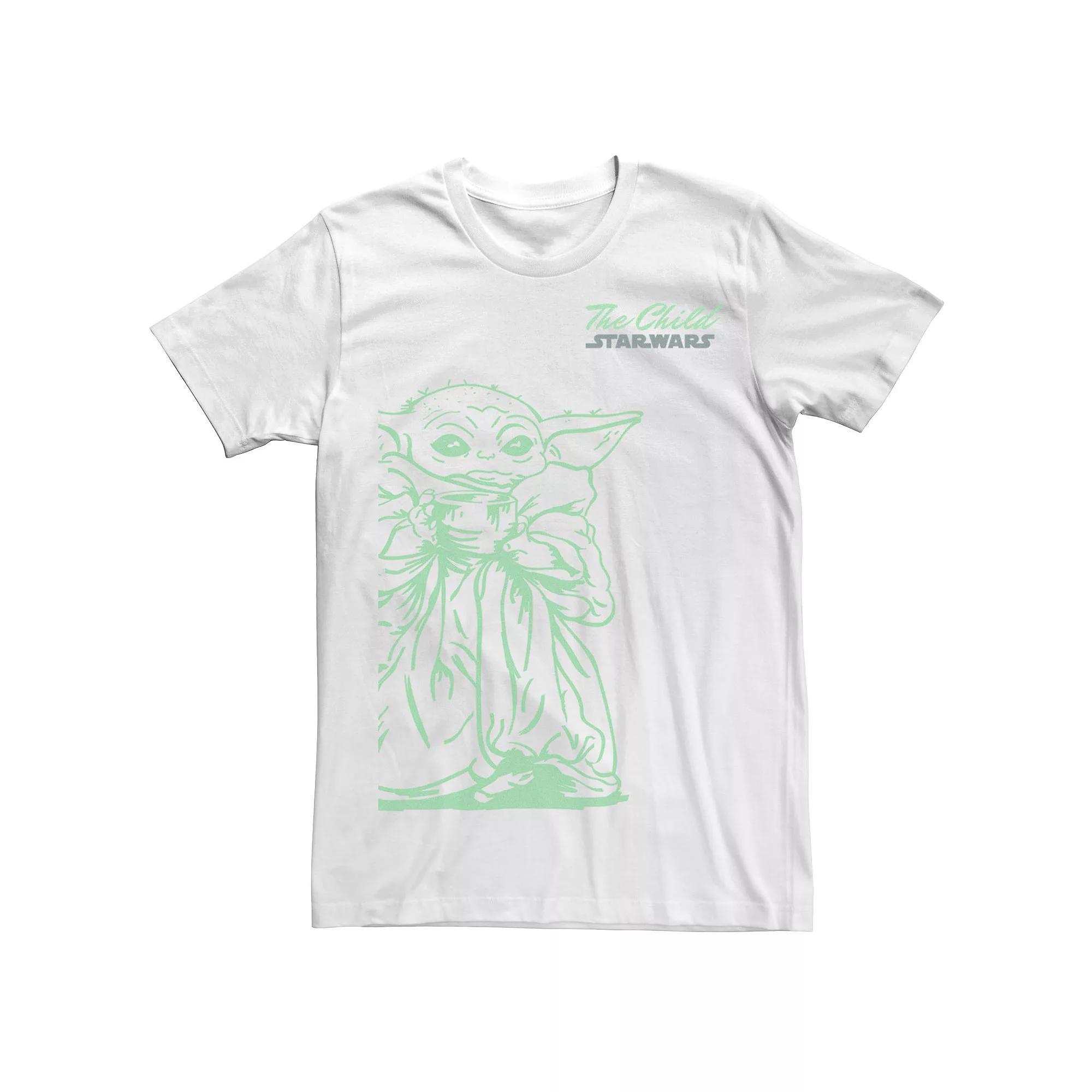 Men's Spongebob Sea Unicorn Pink Hue Outline Tee, Size: XXL, White Product Image