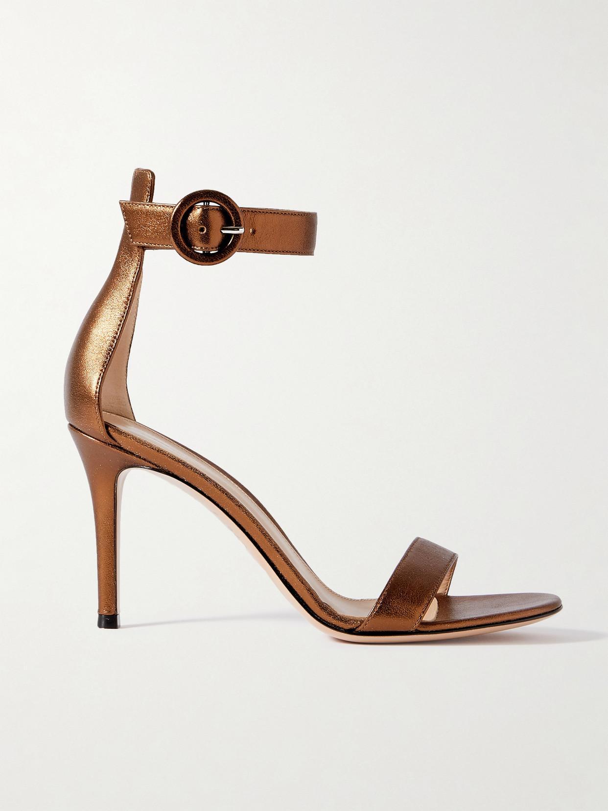 GIANVITO ROSSI Portofino 85 In Brown Product Image