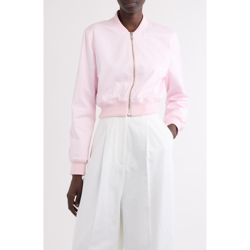 Womens Slim Fit Bomber in Cotton Product Image
