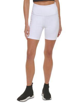 Dkny Sport Womens Balance Super High Rise Pull-On Bicycle Shorts Product Image
