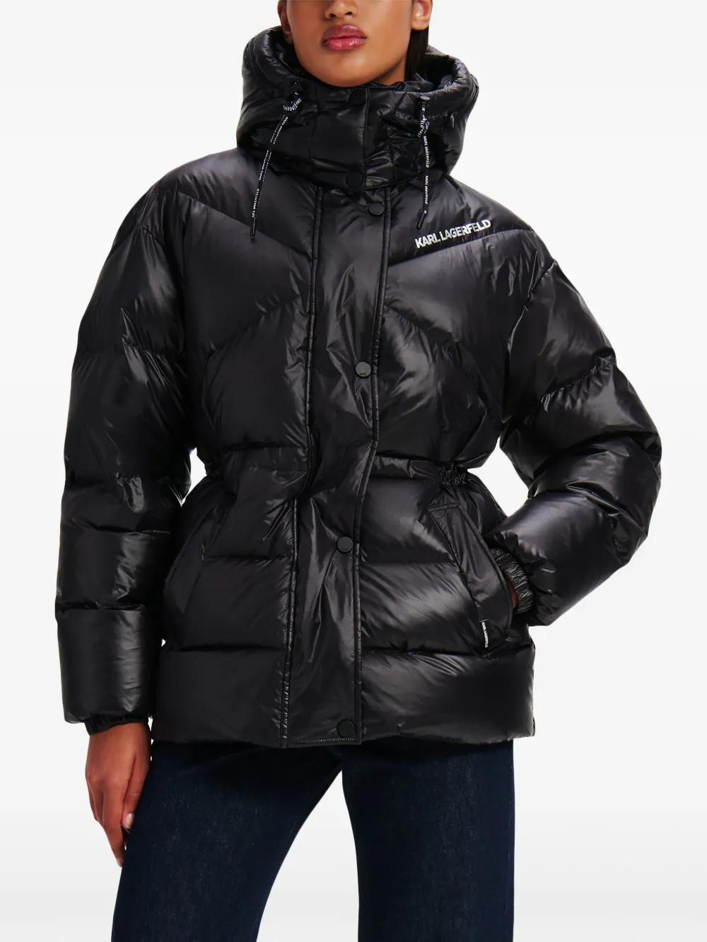 high-shine puffer jacket Product Image