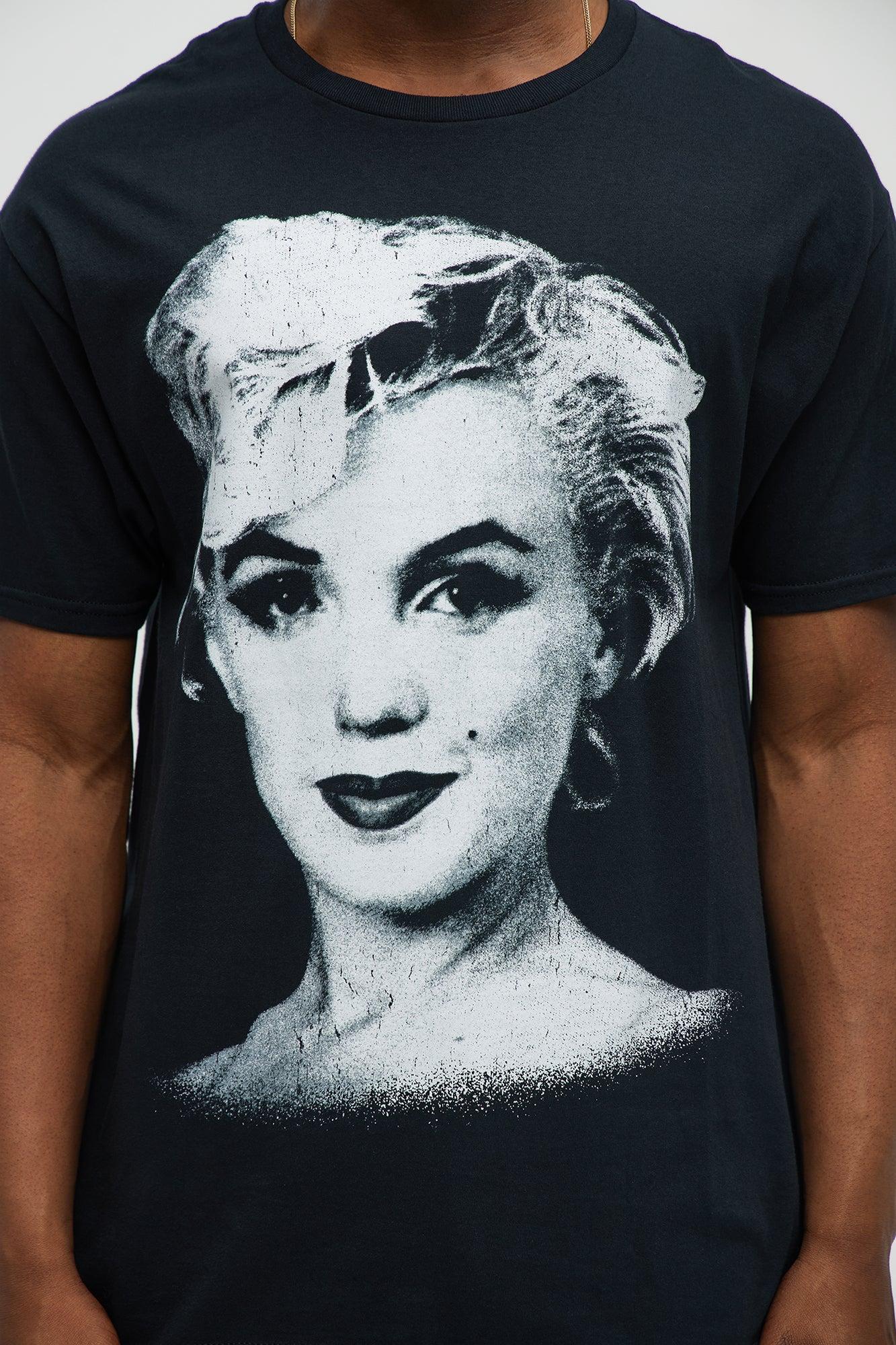 Marilyn Monroe Icon Short Sleeve Tee - Black Product Image