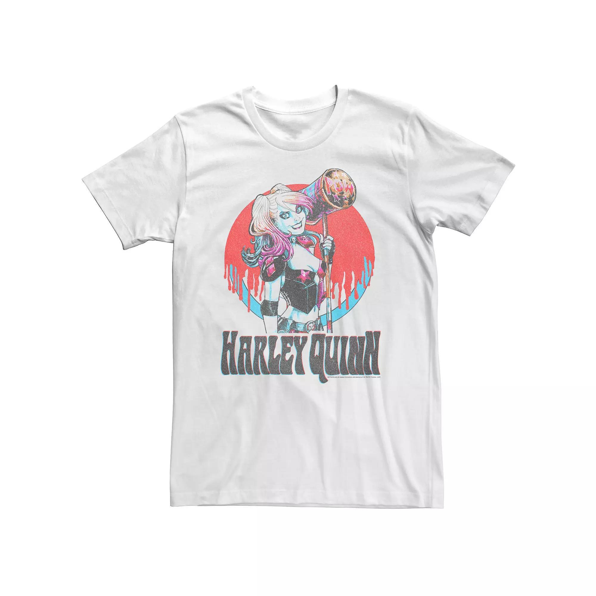 Big & Tall DC Comics Batman Harley Quinn Tee, Men's, Size: 4XL, White Product Image