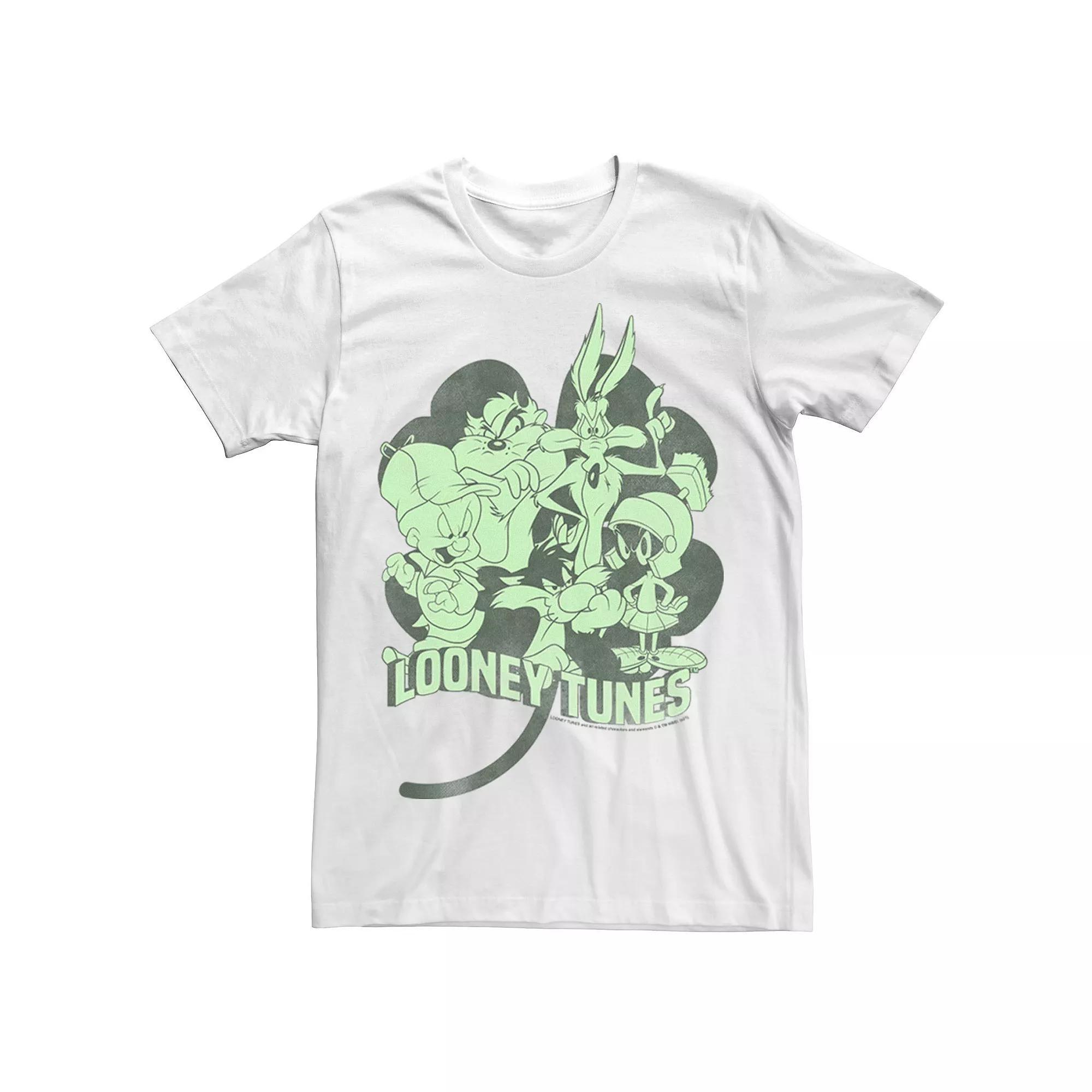 Men's Looney Tunes Shenanigans Tee, Size: Small, Kelly Grey Product Image