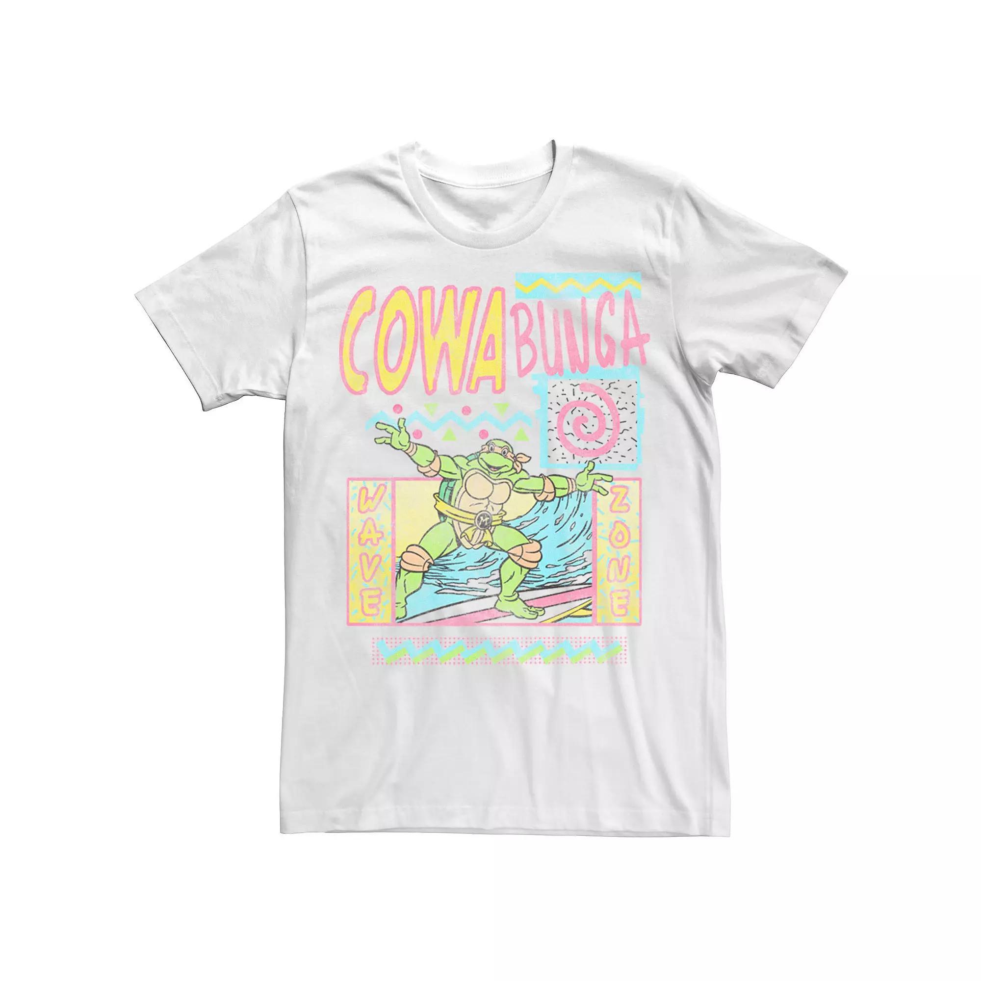 Men's Nickelodeon Teenage Mutant Ninja Turtles Retro Surfin' Graphic Tee, Size: XL, White Product Image