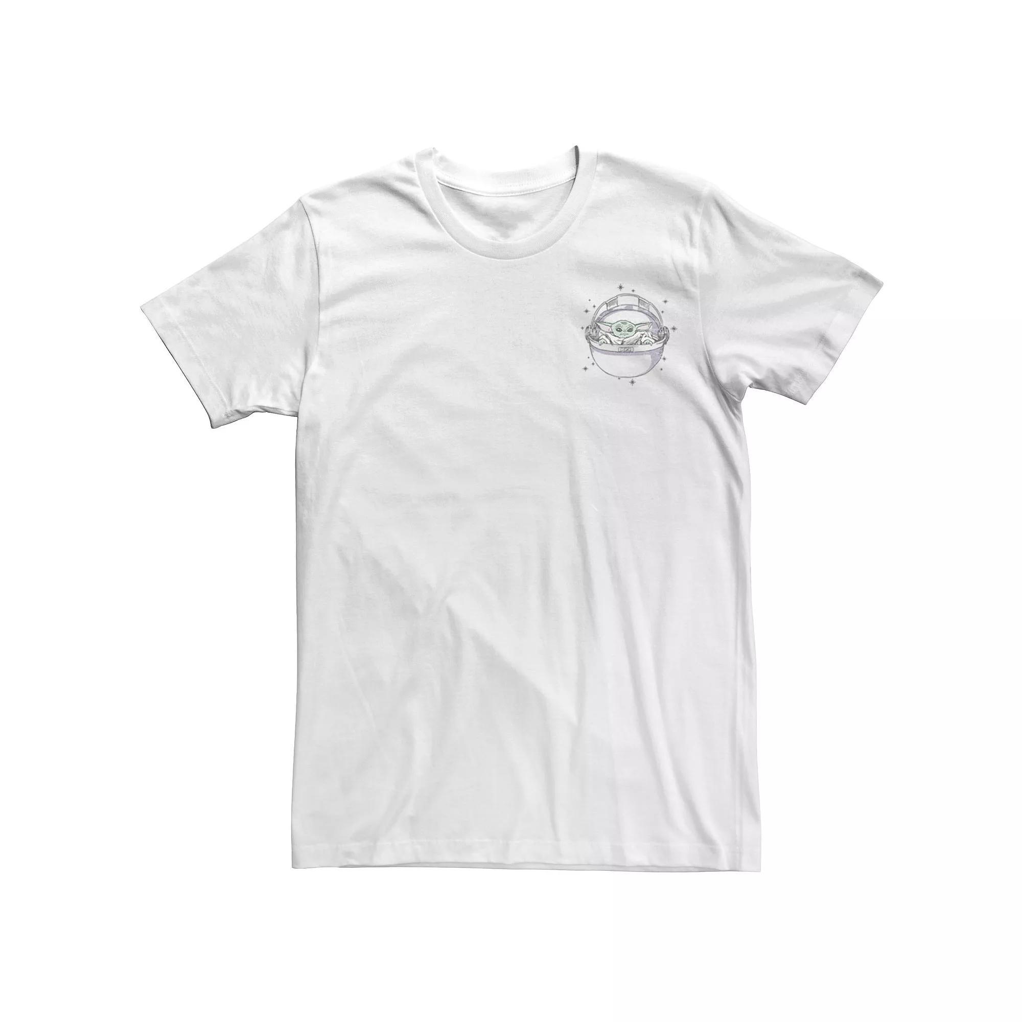 Big & Tall Star Wars: The Mandalorian The Child Variation Portrait Tee, Men's, Size: 5XL, White Product Image