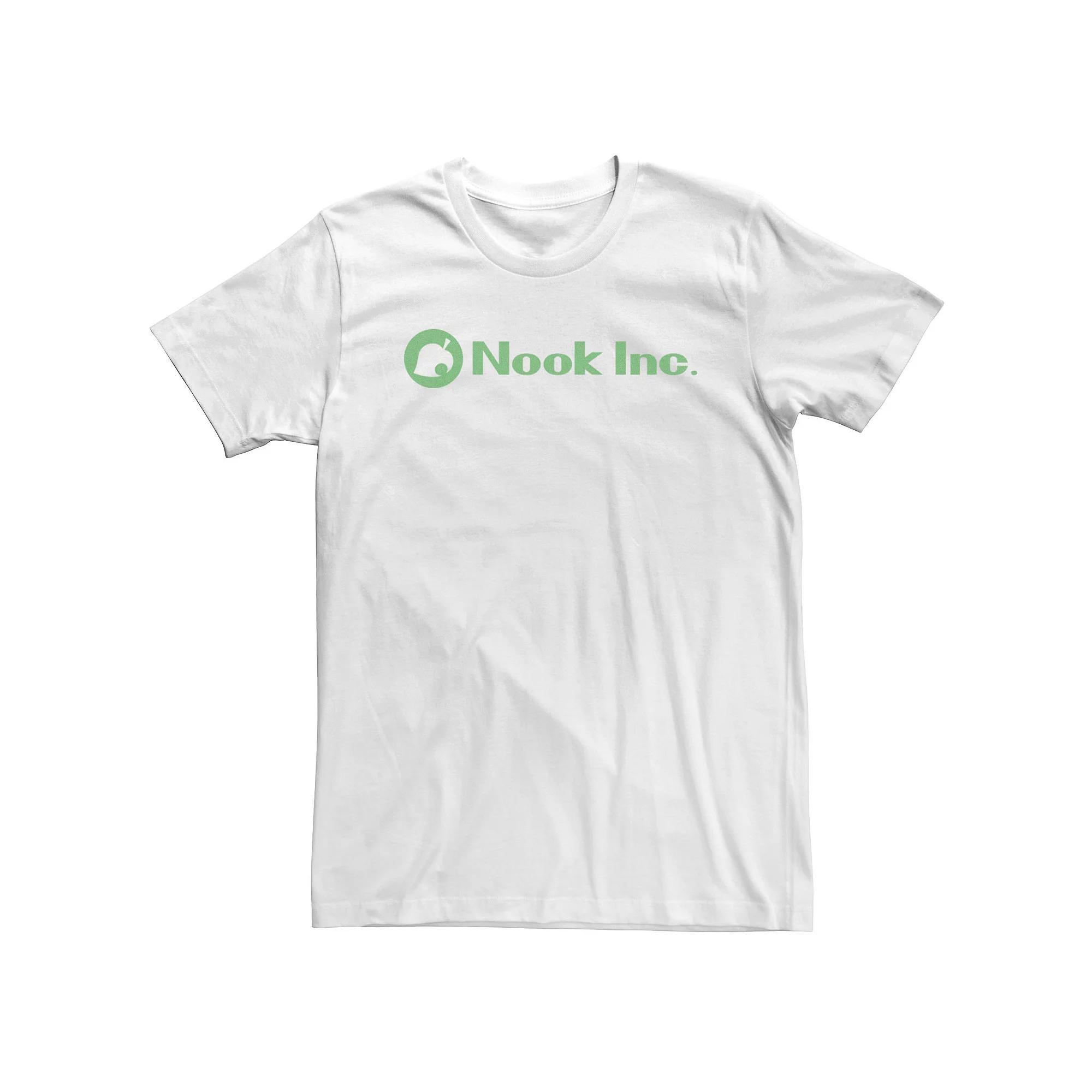 Big & Tall Animal Crossing: New Horizons Nook Inc. Leaf Icon Tee, Men's, Size: 3XL Tall, White Product Image