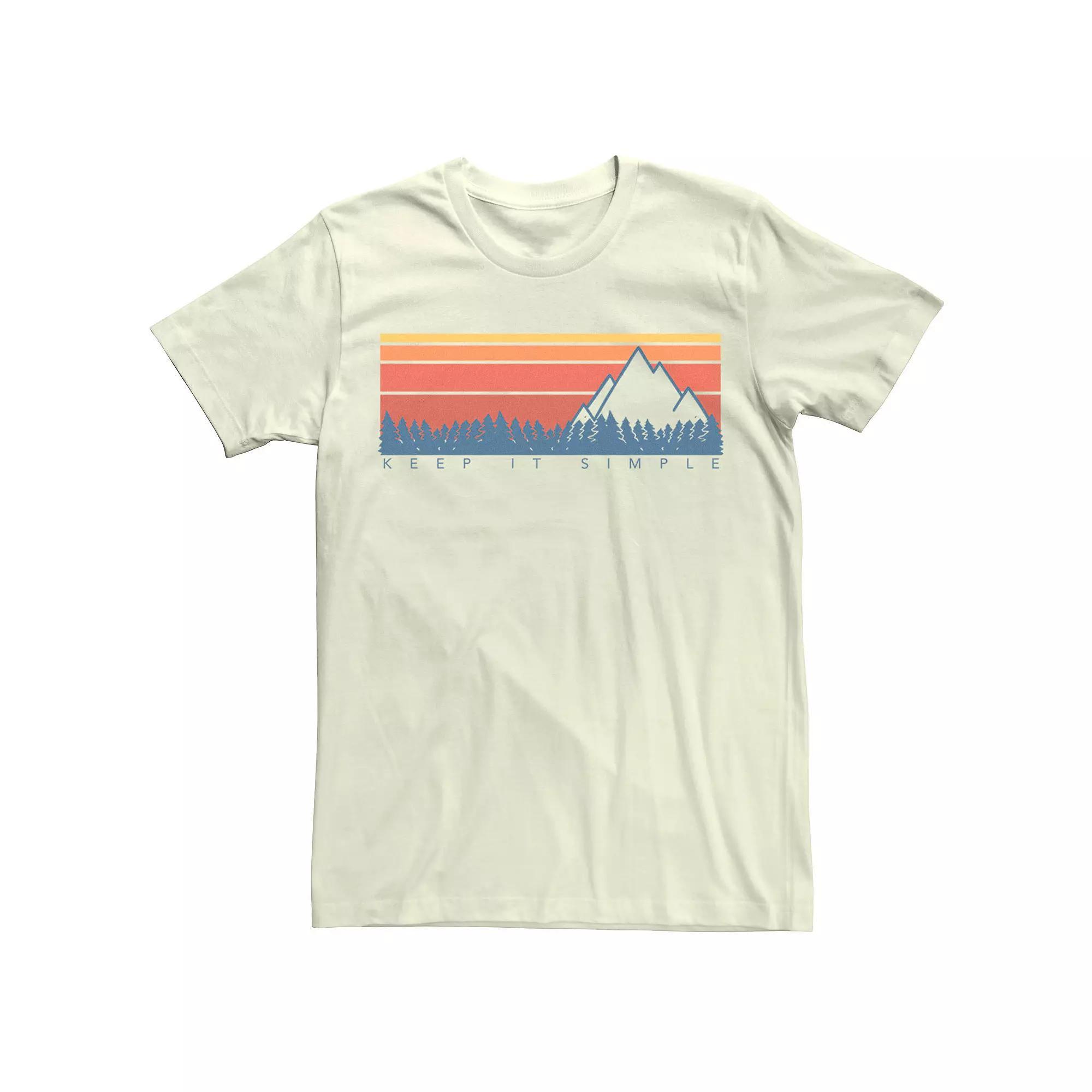 Mens Keep It Simple Gradiant Mountain Range Tee Product Image