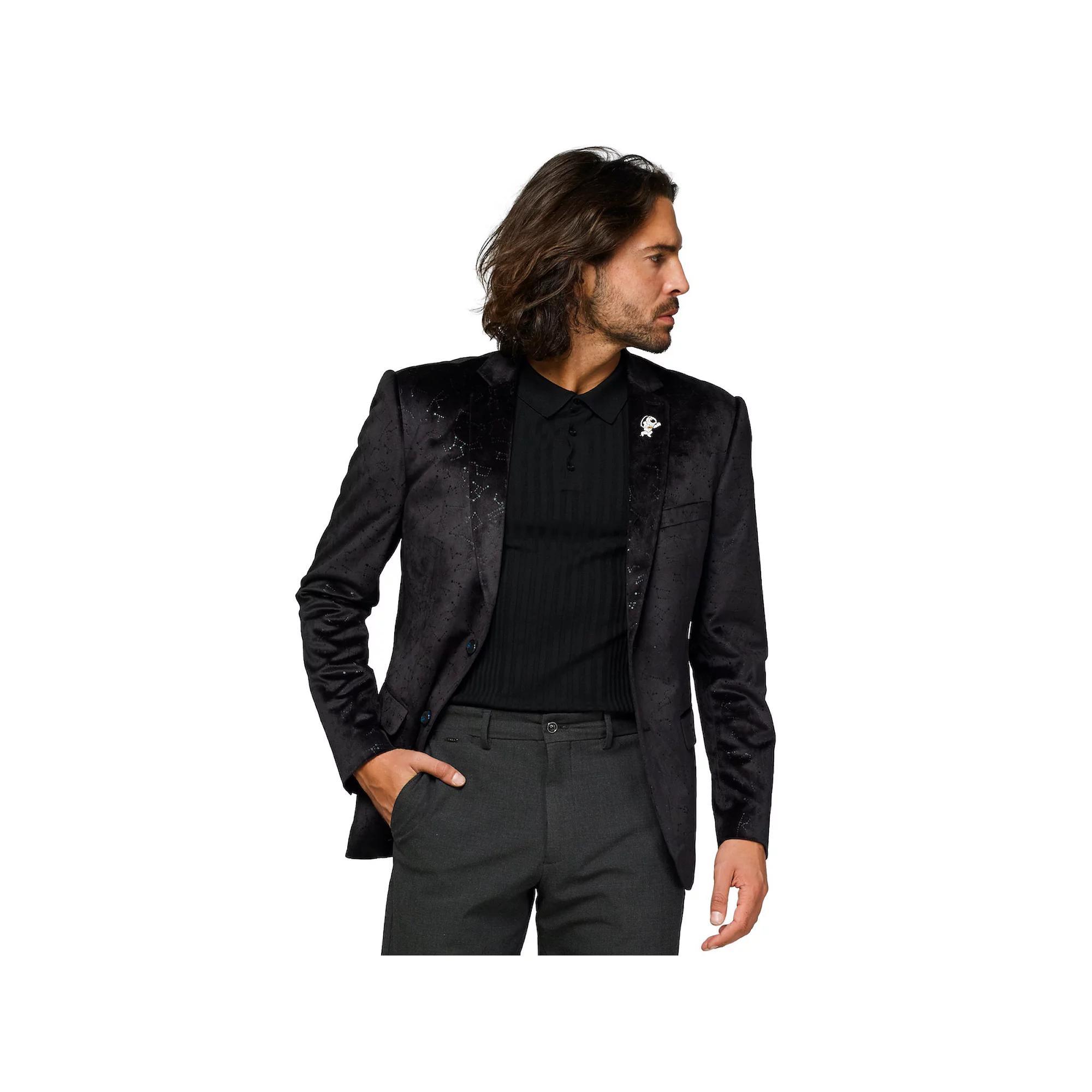 Men's OppoSuits Deluxe Novelty Modern-Fit Summer Blazer, Size: 40 - Regular, Constellations Product Image