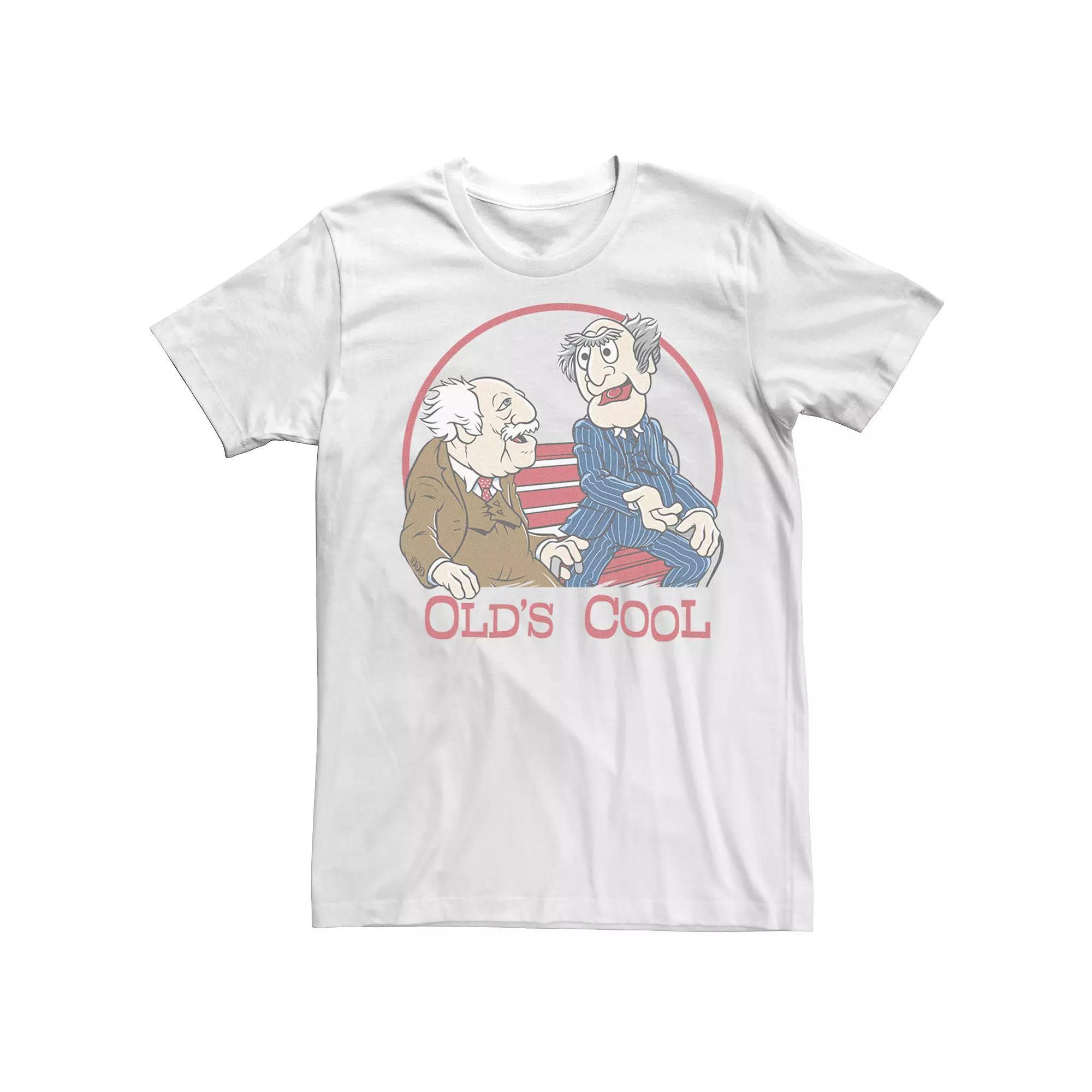 Big & Tall The Muppets Statler And Waldorf "Old's Cool" Tee, Men's, Size: 4XL, White Product Image