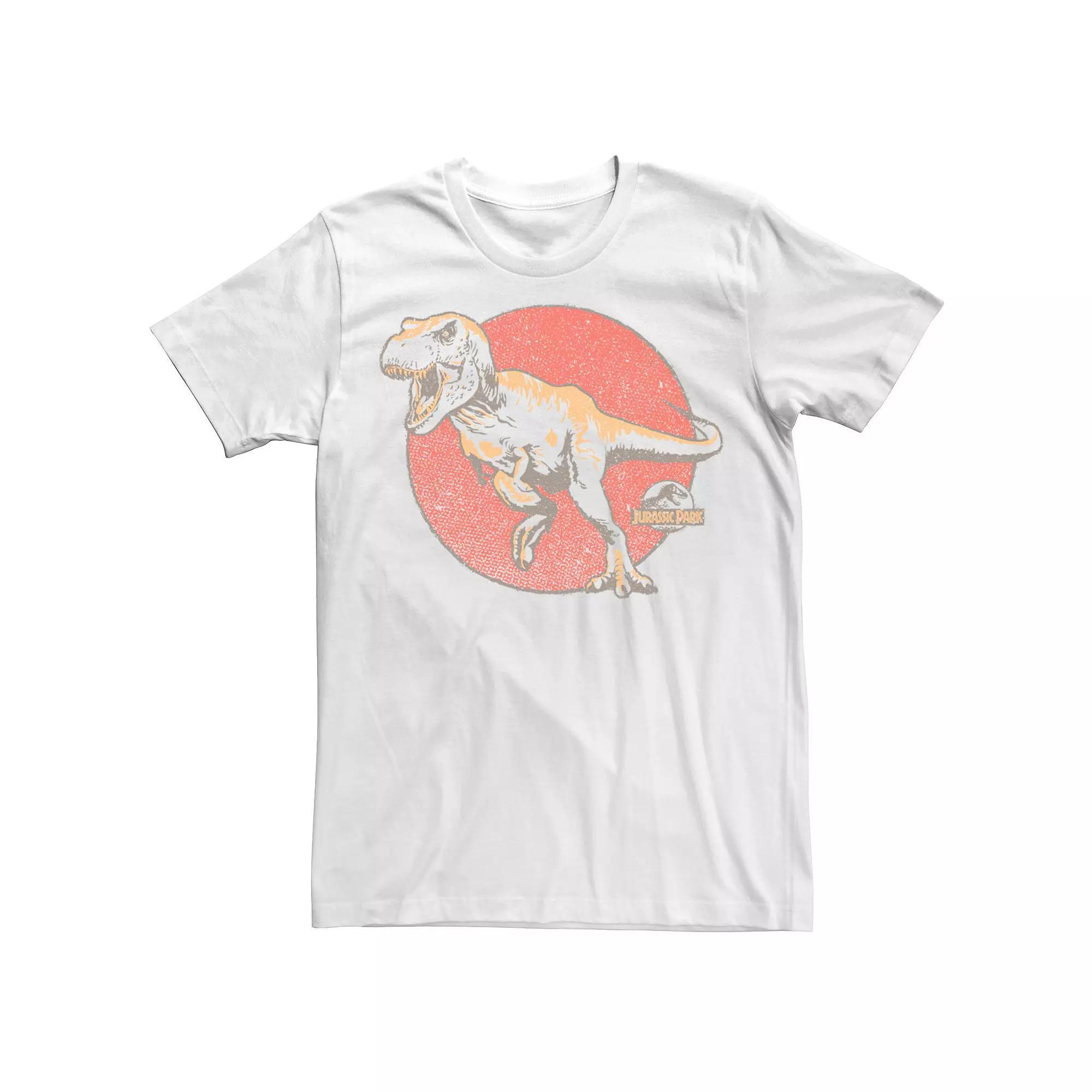 Men's Jurassic Park T-Rex Portrait Tee, Size: XXL, White Product Image