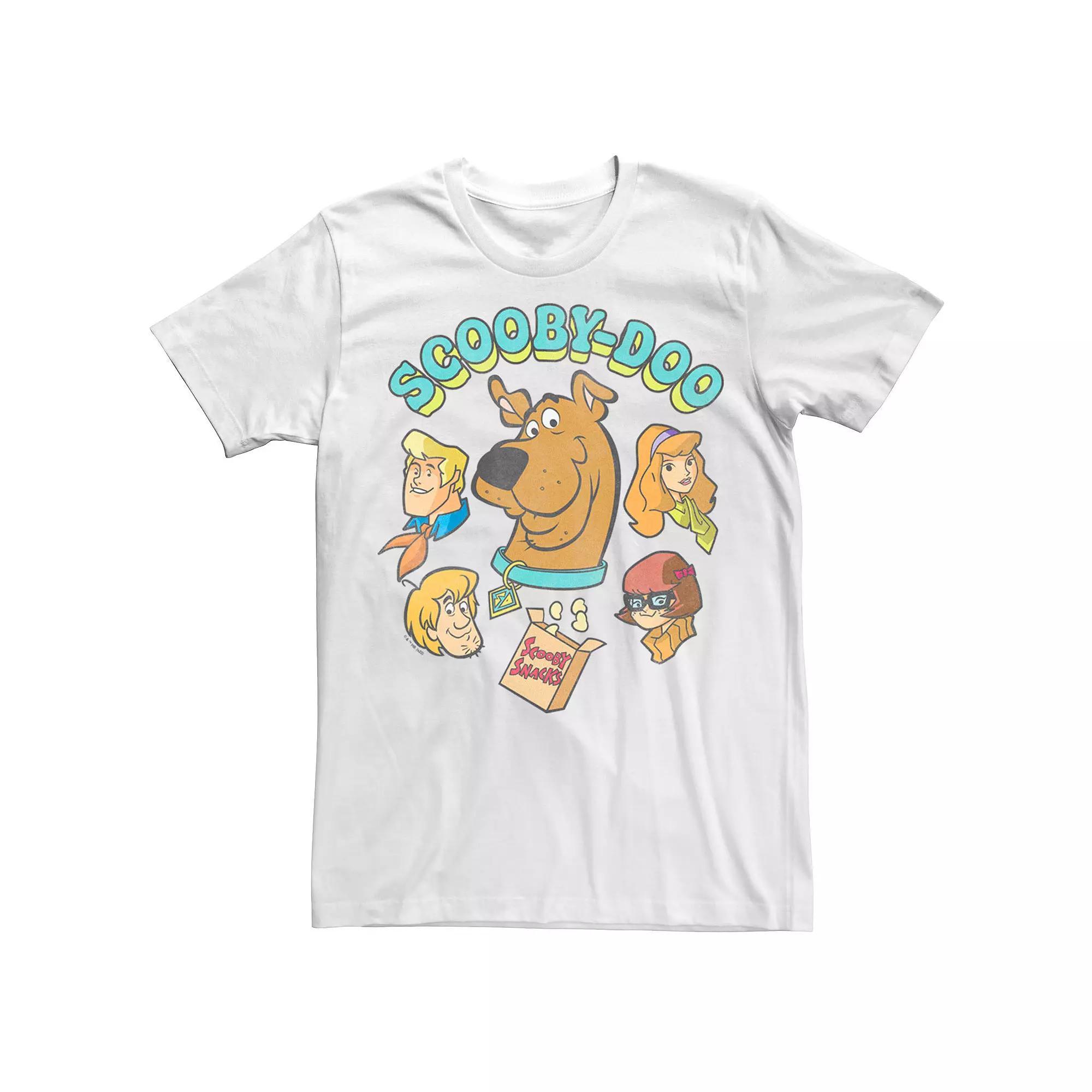 Men's Scooby Doo Mystery Gang Scooby Snacks Tee, Size: Small, White Product Image