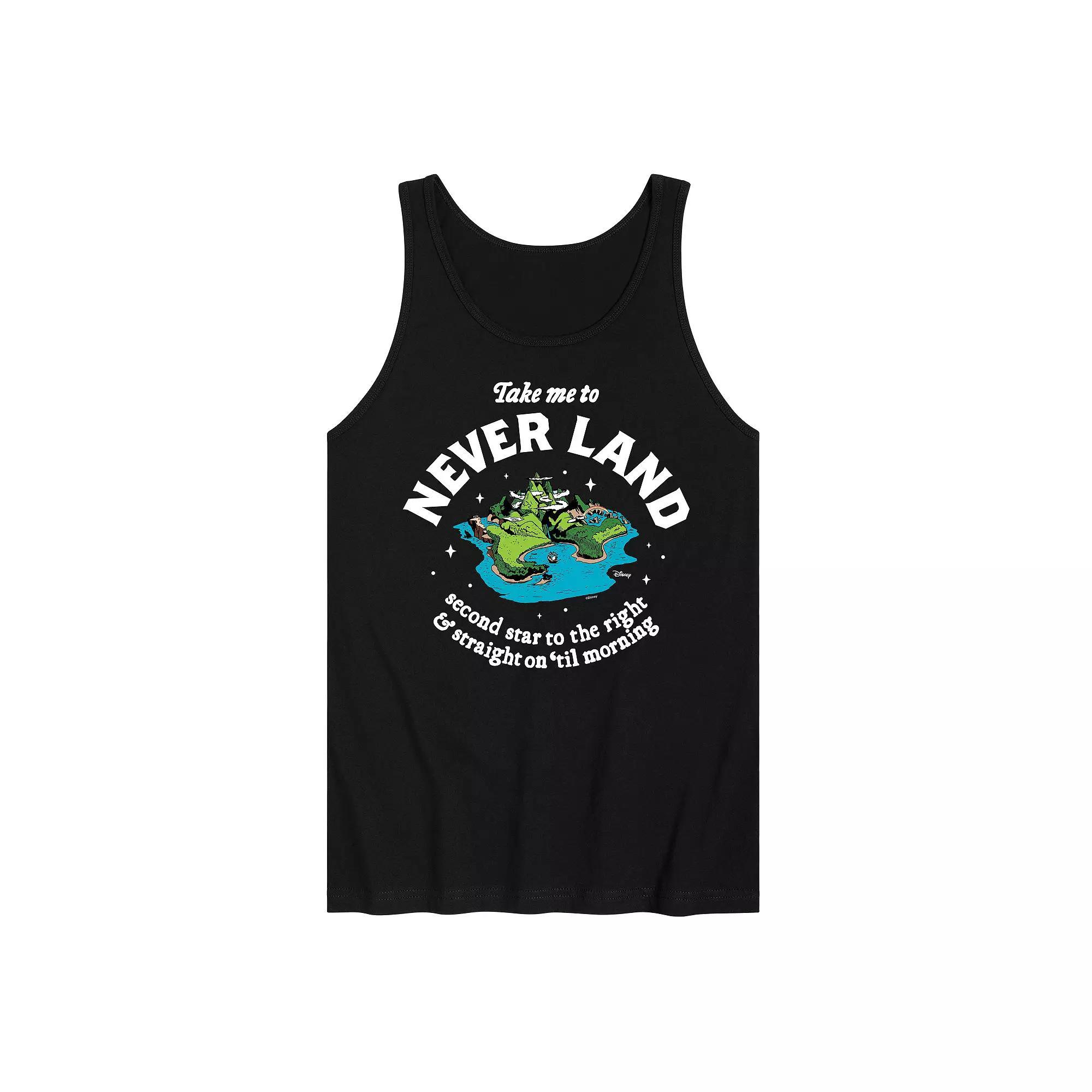 Disneys Peter Pan Mens Never Land Graphic Tank Top Product Image
