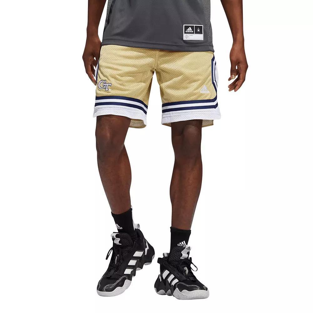 Men's adidas Gold Georgia Tech Yellow Jackets Swingman AEROREADY Basketball Shorts, Size: Small Product Image
