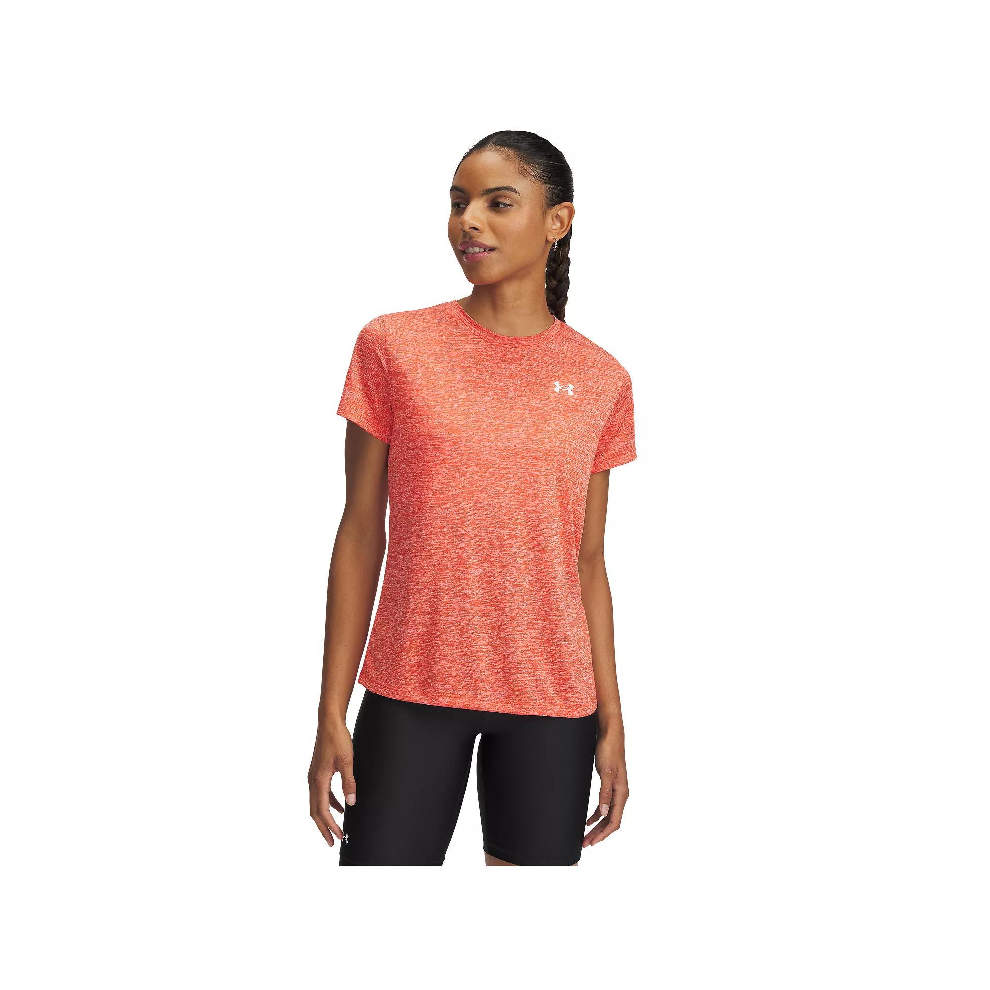 Women's Under Armour Tech™ Short Sleeve Tee, Size: XS, Super Pink Product Image