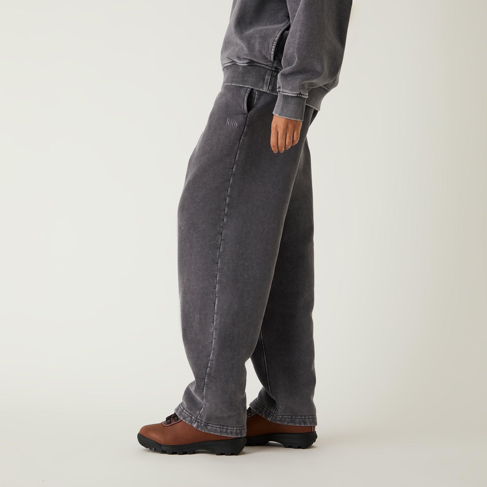 Kith Women Ava Sueded Track Pant - Black Female Product Image
