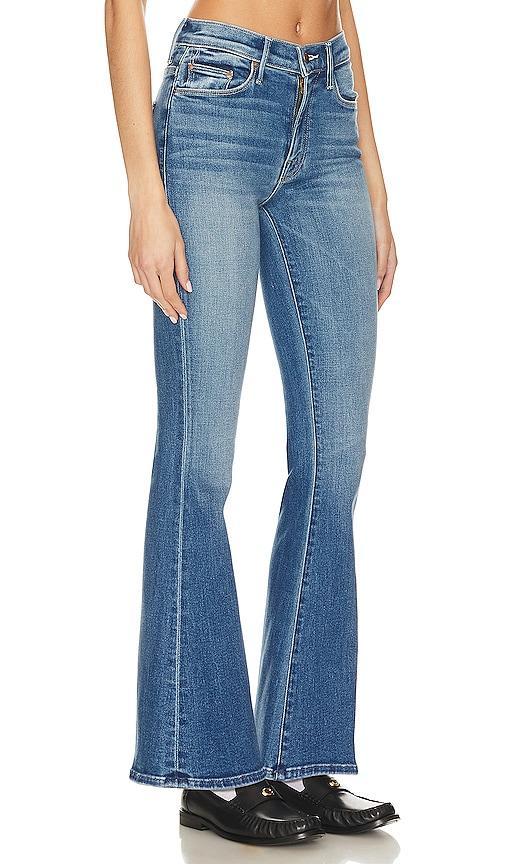 Mother The Weekender Mid Rise Flared Jeans in Layover Product Image