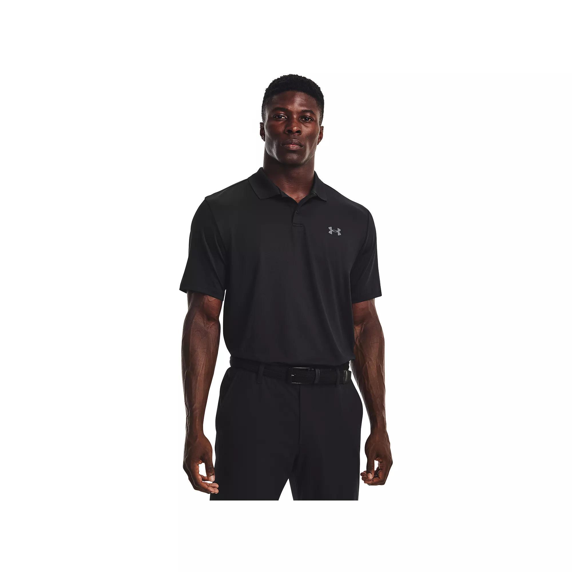 Men's Under Armour Performance 3.0 Polo, Size: XS, Black Product Image