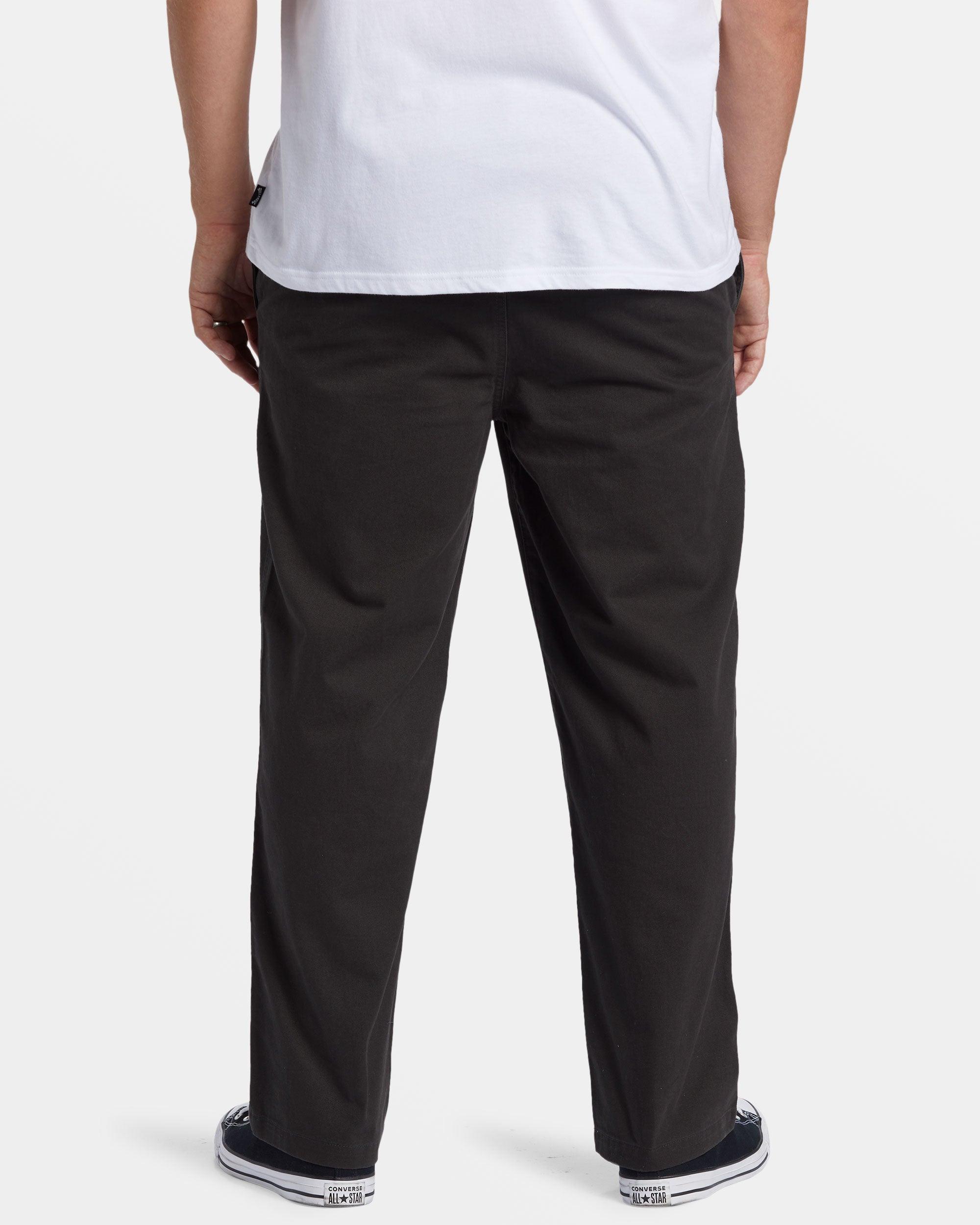 Larry Elastic Waist Pants - Raven Male Product Image