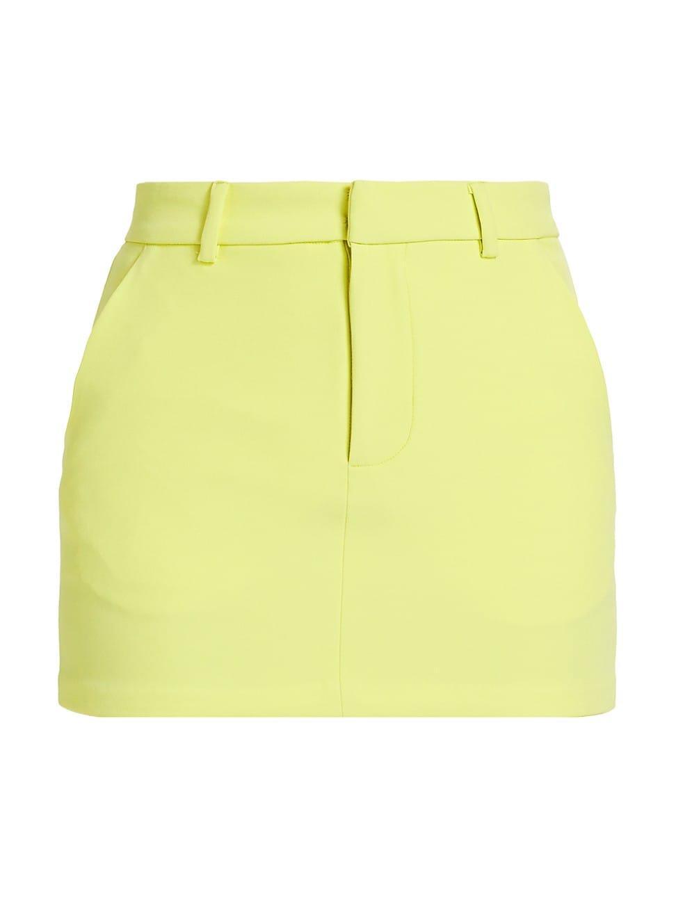 Womens Daphne Stretch Crepe Miniskort Product Image
