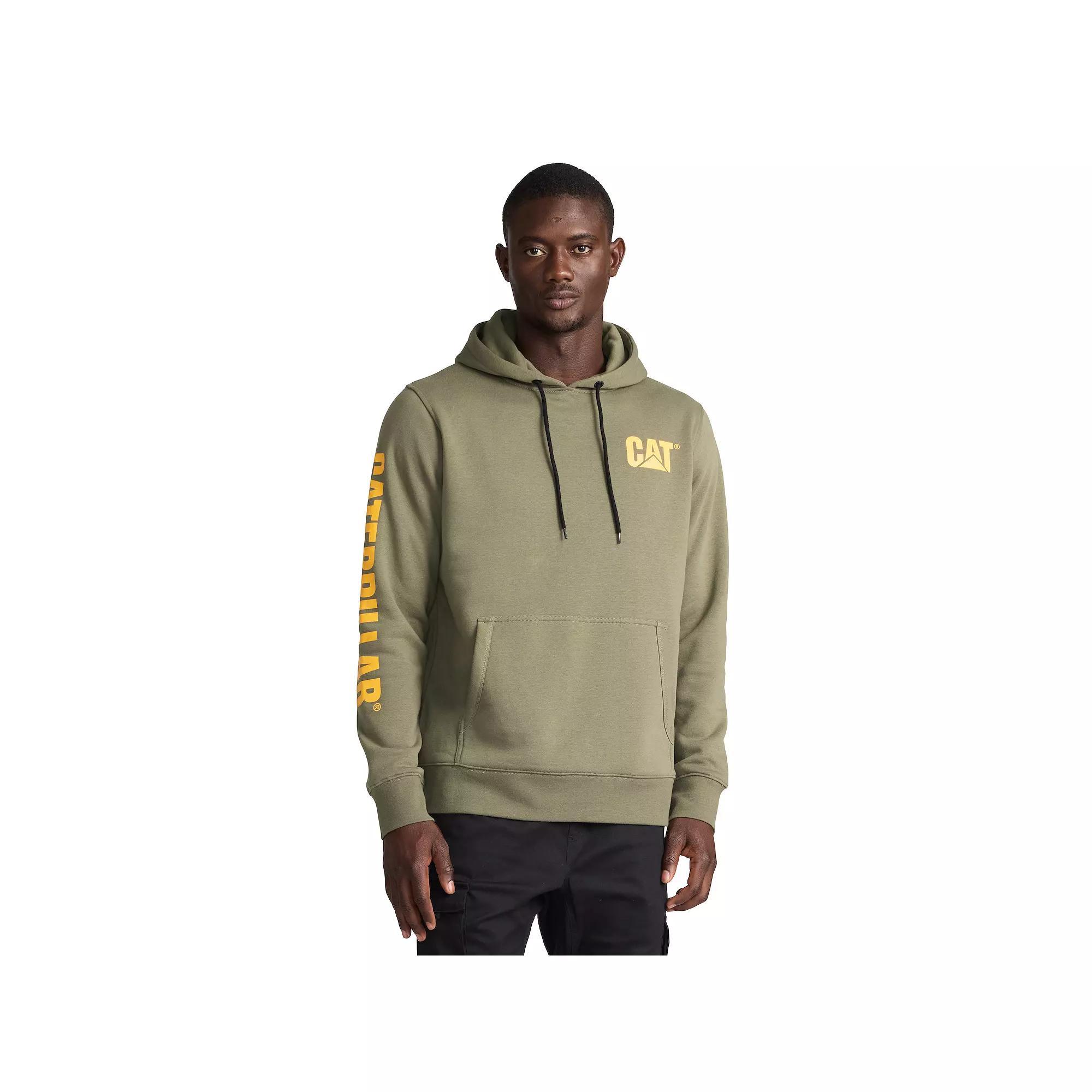 Caterpillar Cat Foundation Trademark Banner Hood Sweatshirt, Men's, Size: XXL, Bronze Product Image