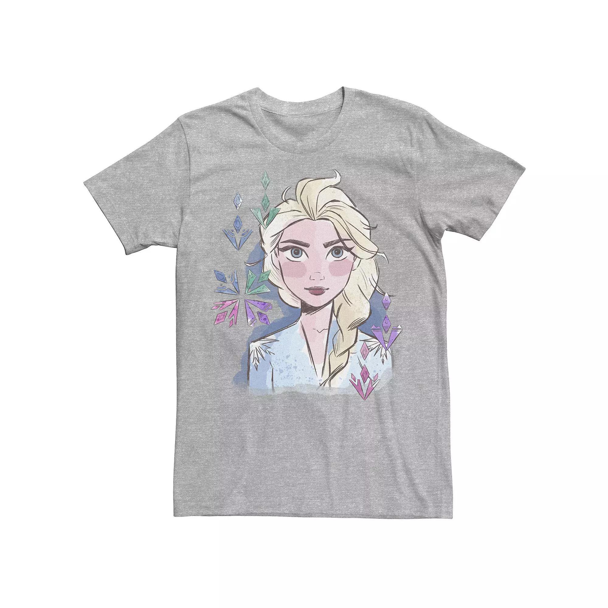 Mens Disney Pixar Inside Out Fear Big Face Tee, Men's, Size: XL, Athletic Grey Product Image