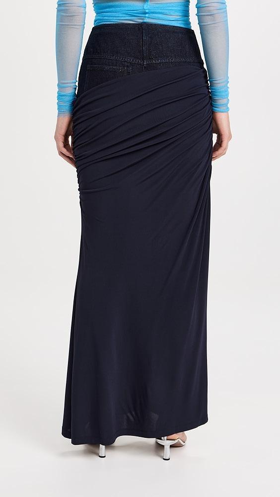 Christopher Esber Wrapped Denim Column Skirt | Shopbop Product Image