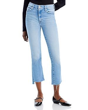 Mother The Insider High Rise Crop Step Fray Bootcut Jeans in Limited Edition Product Image