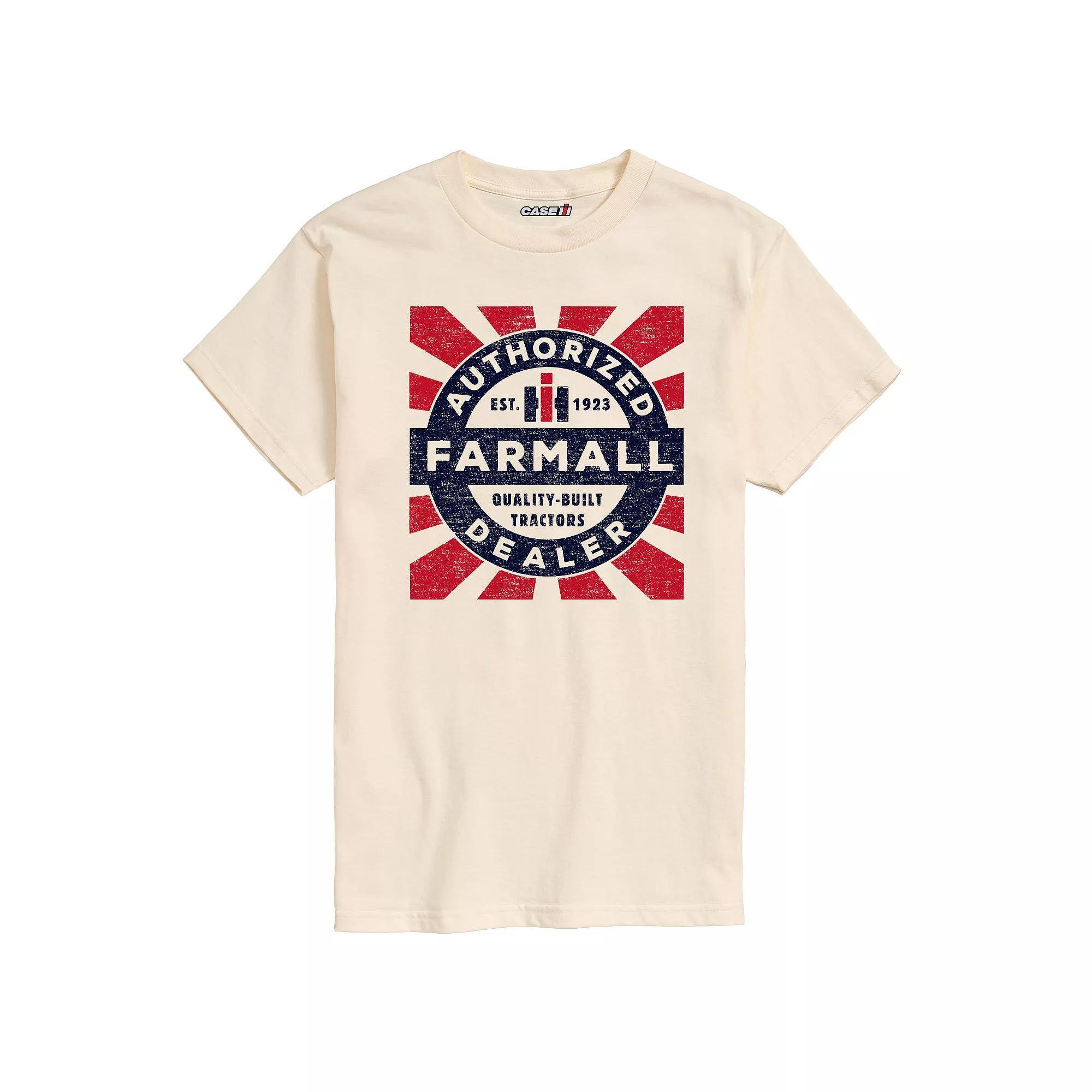 Mens Case IH Authorized Dealer Sign Graphic Tee Product Image
