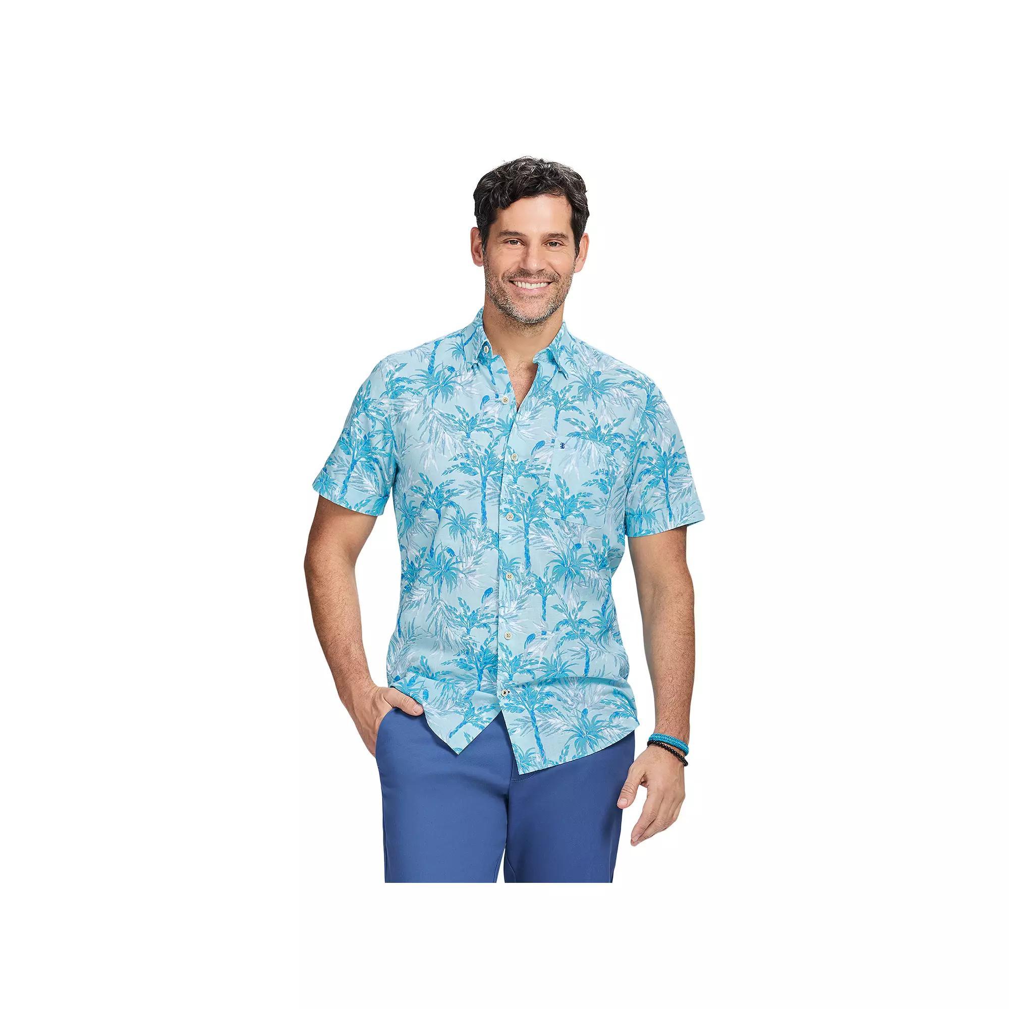 Men's IZOD Dockside Short Sleeve Chambray, Size: XL, Atomizer Product Image