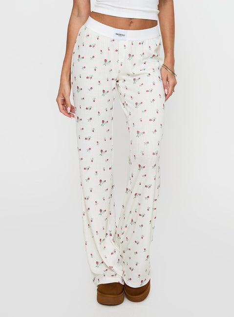 Lullabies Pointelle Sleep Pant Yellow Product Image