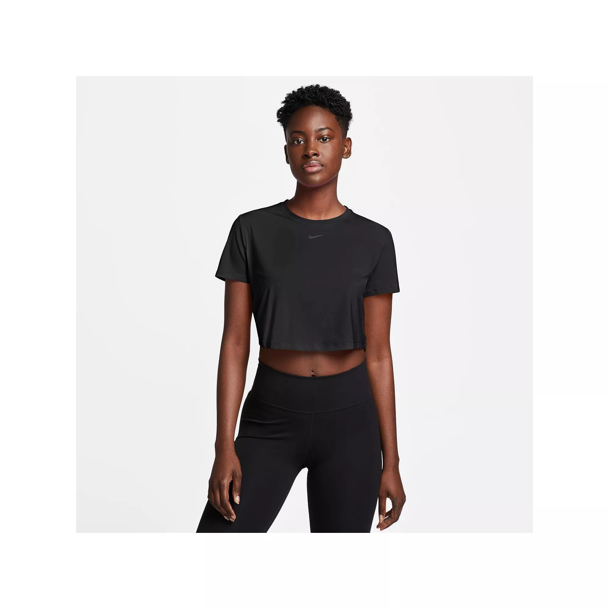 Nike One Classic Women's Dri-FIT Short-Sleeve Cropped Top Product Image