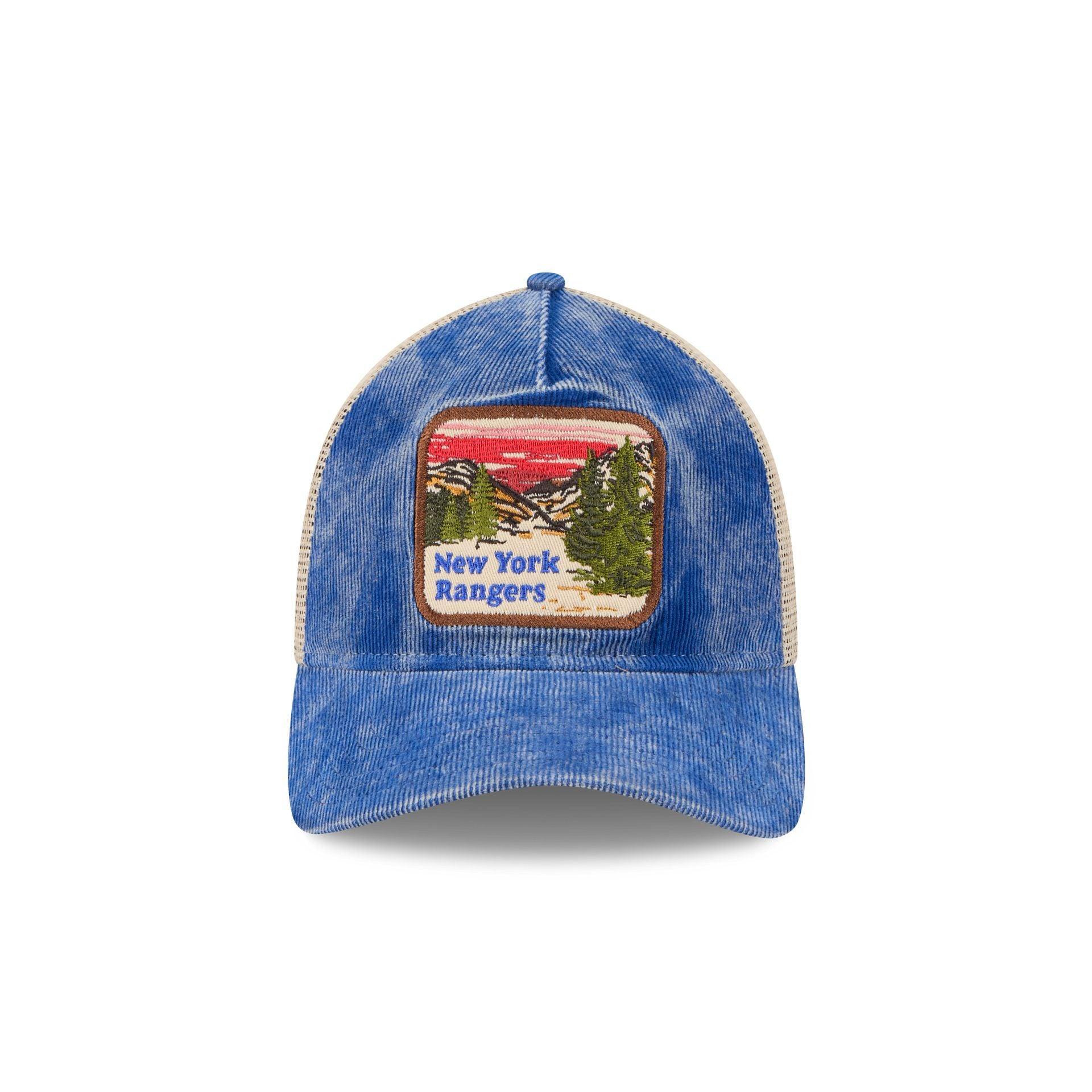 Texas Rangers Vintage Landscape 9TWENTY A-Frame Trucker Hat Male Product Image