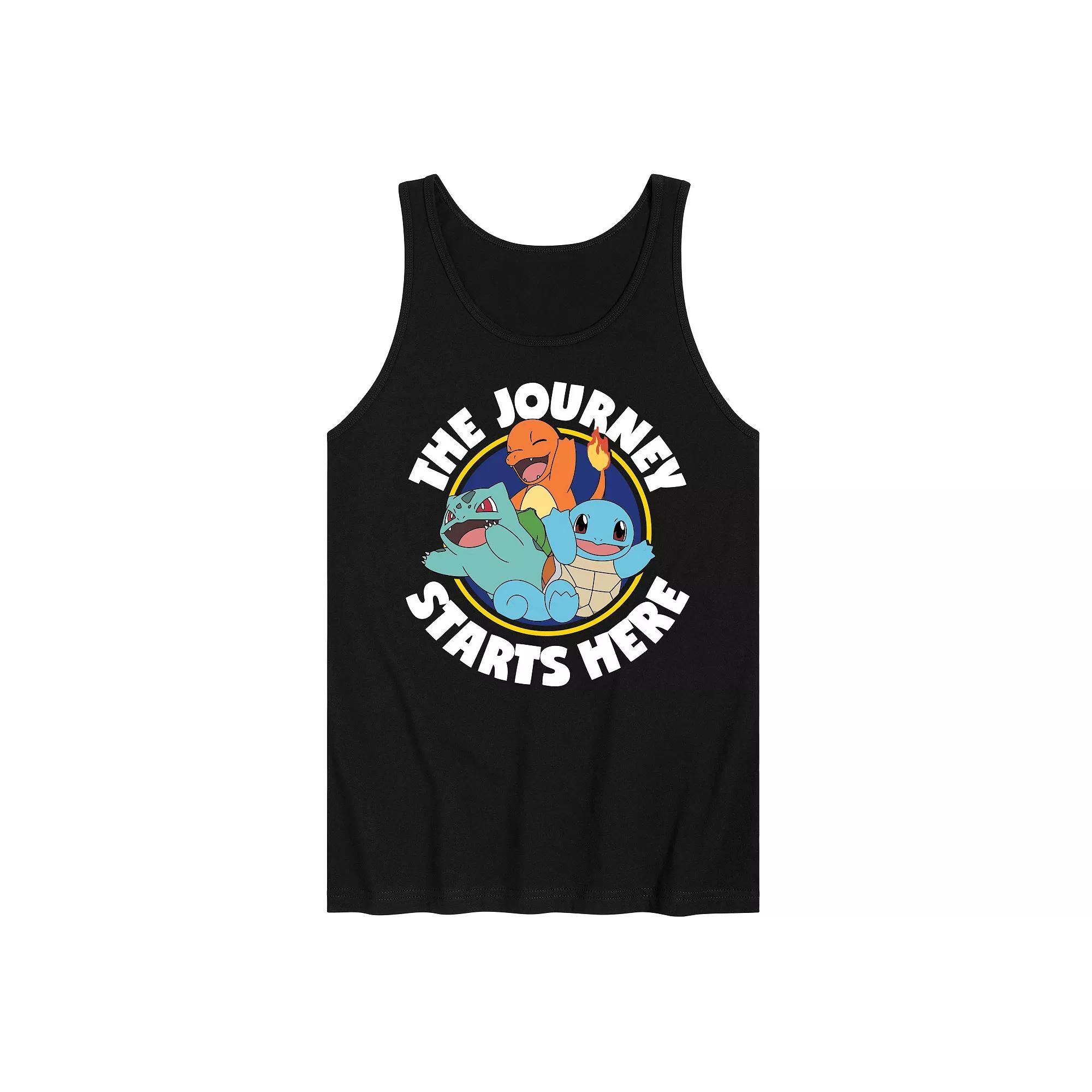 Mens Pokemon Lets Get Started Tank Top Product Image
