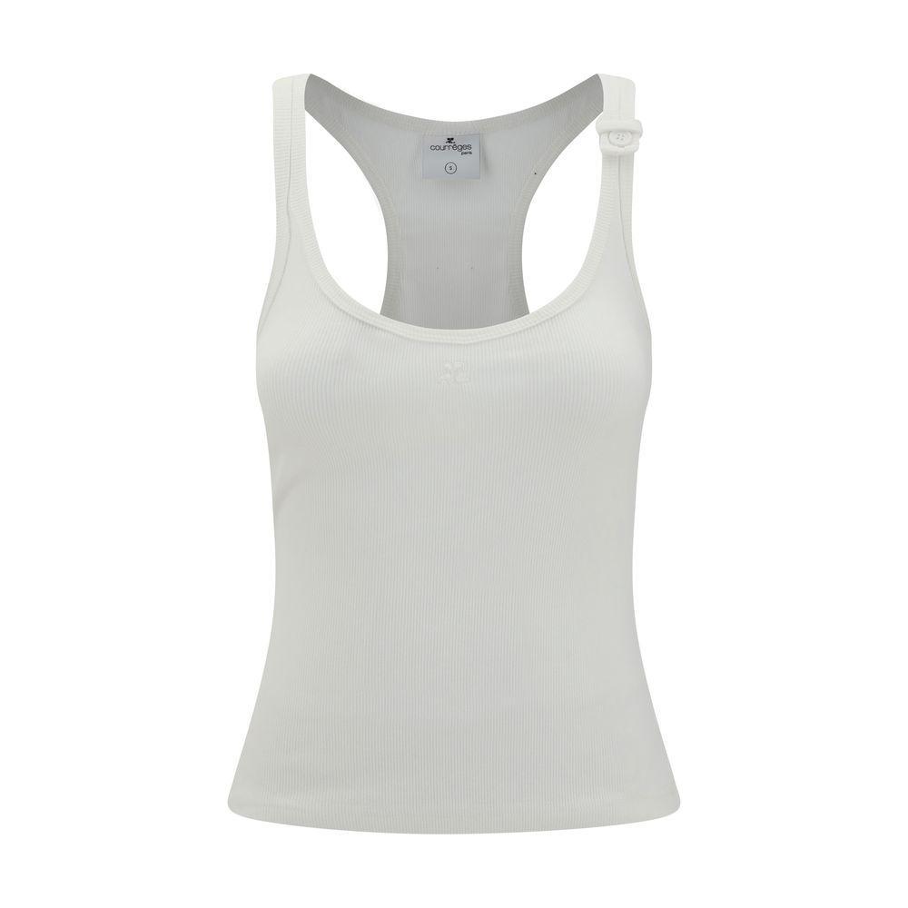 COURRÈGES Top In Heritage White Product Image