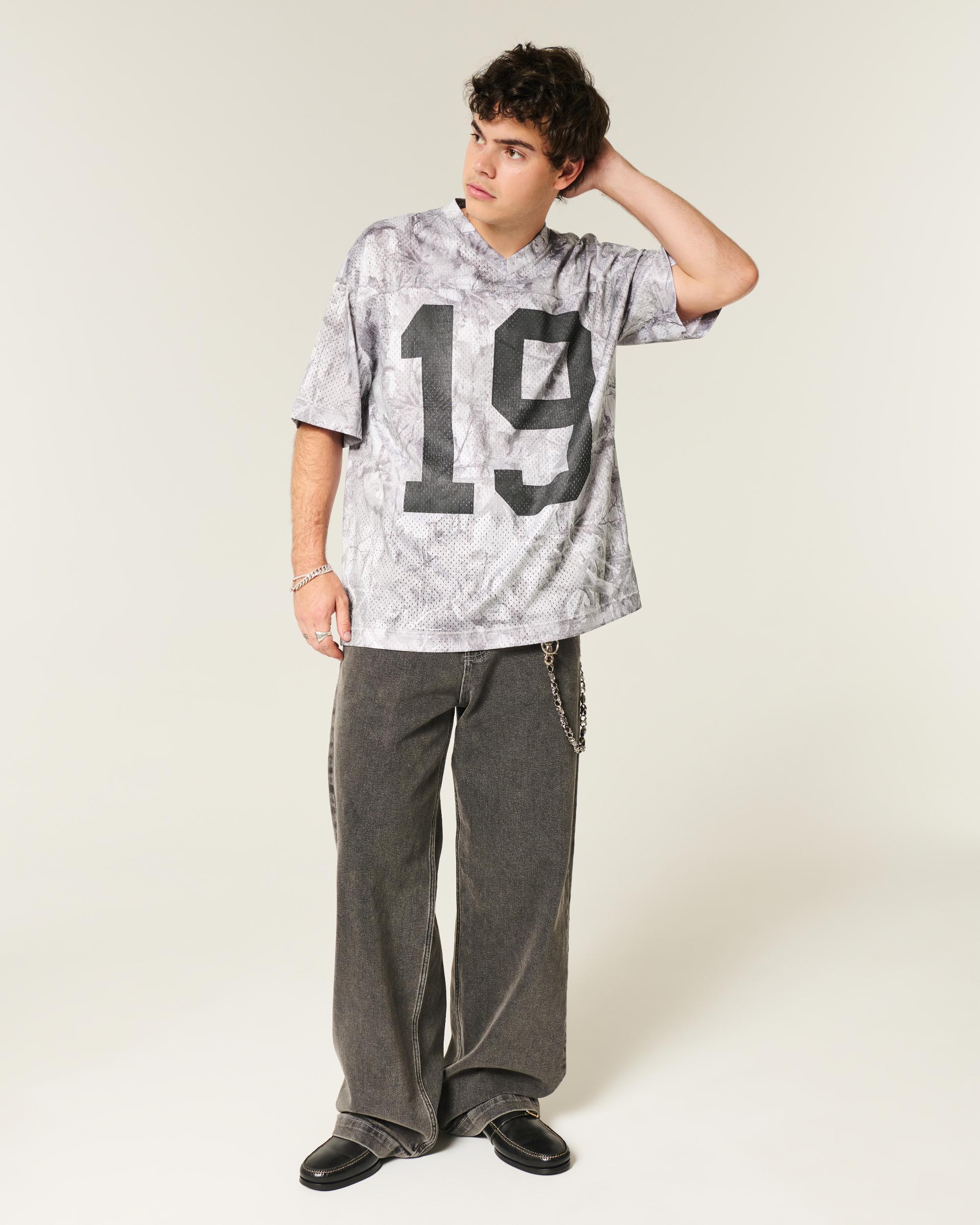 Baggy Graphic Camo Jersey Product Image