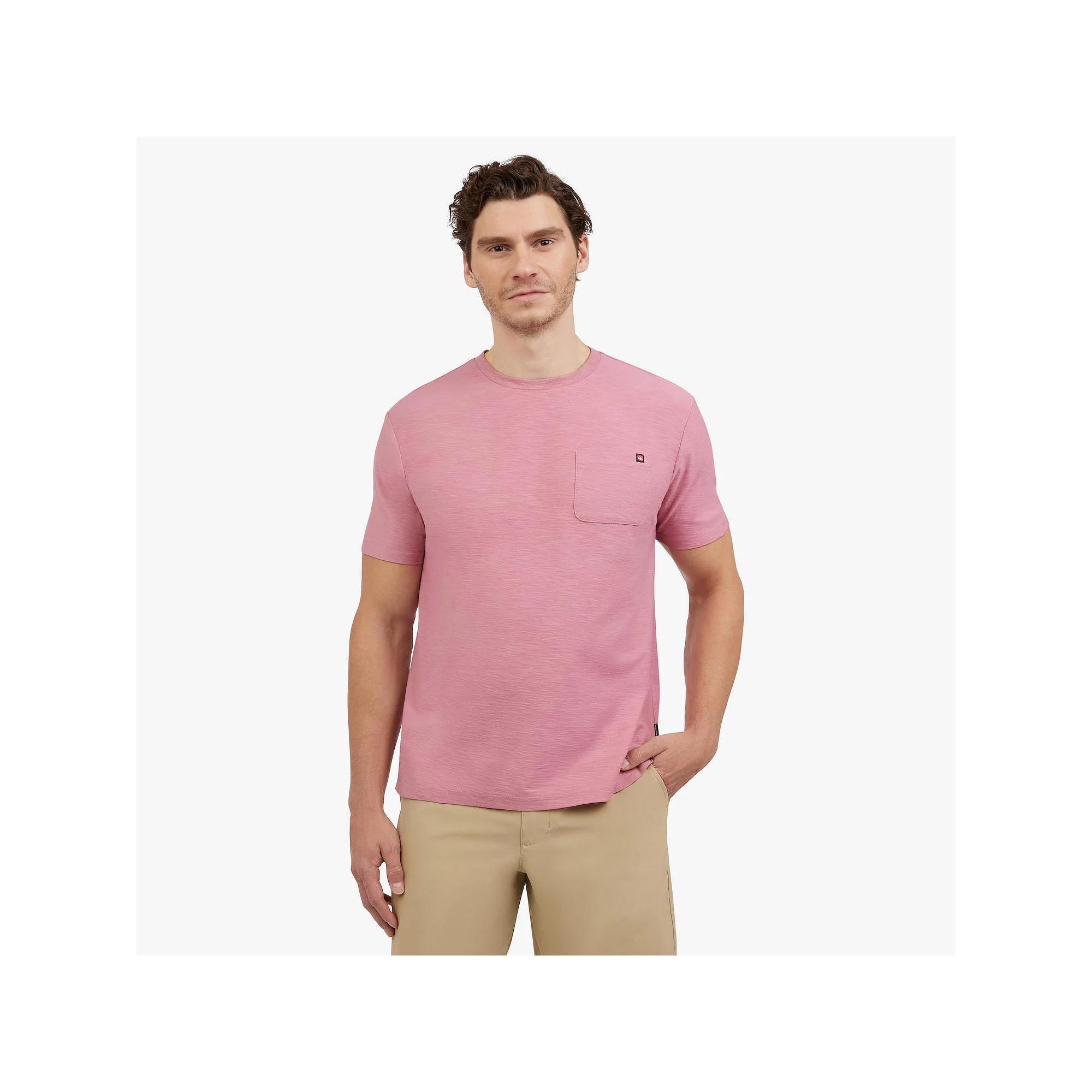 Men's Quiksilver Short Sleeve Slub Pocket tee, Size: XL, Dusty Pink Product Image