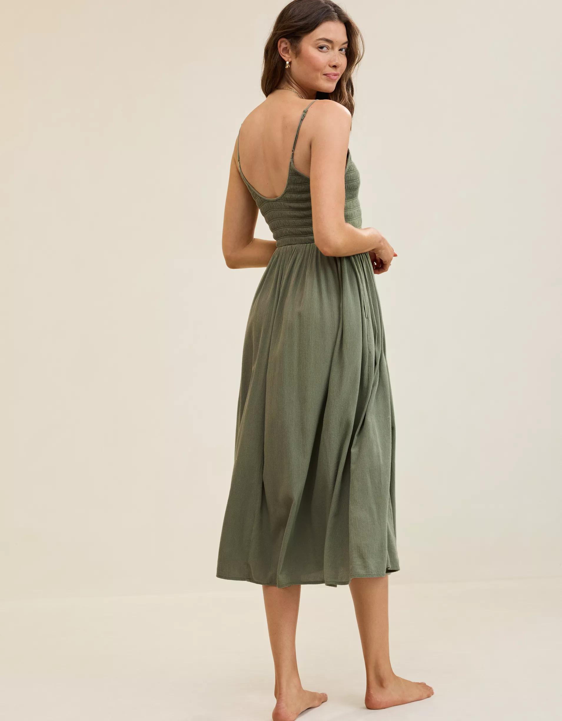 Aerie At The Barre Midi Dress Product Image