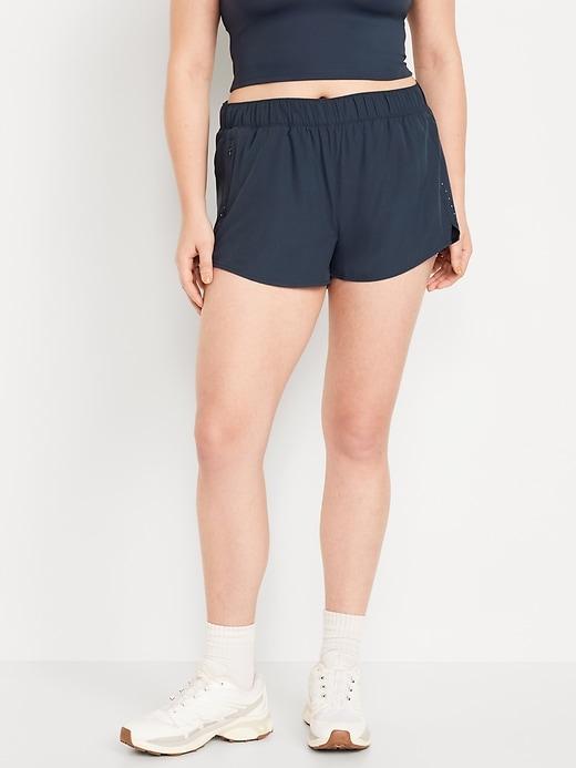 Mid-Rise StretchTech Run Shorts -- 3-inch inseam Product Image