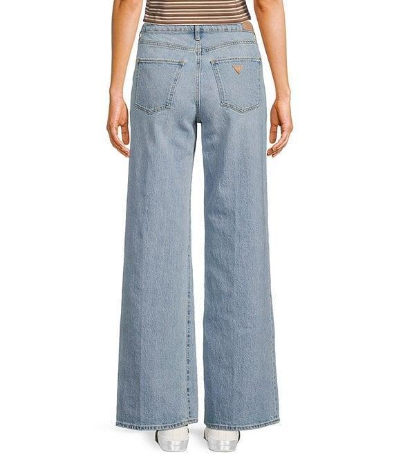Guess Mid Rise Wide Leg Jeans Product Image